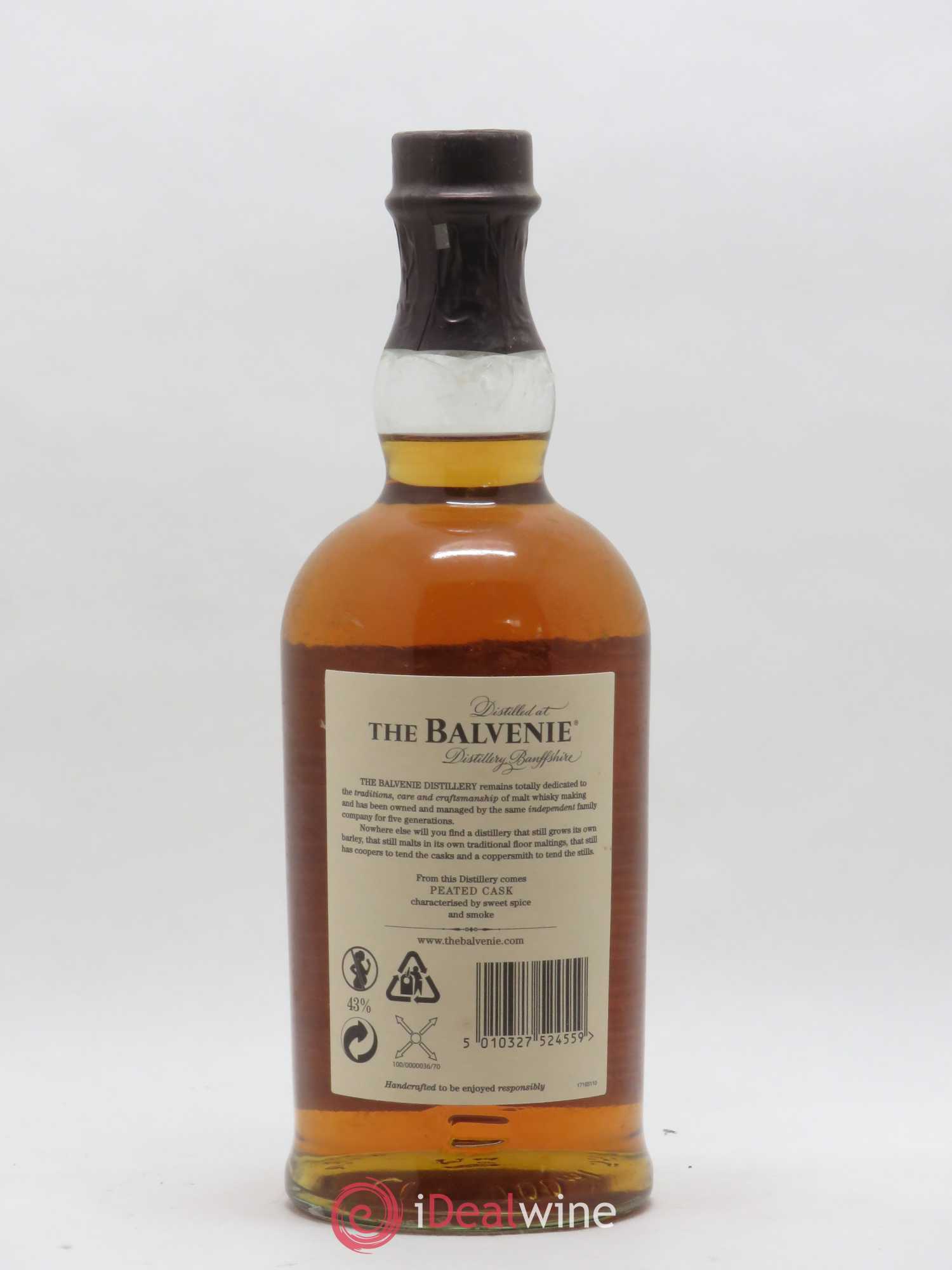 Whisky Ecosse Speyside The Balvenie 17 Ans The Peated Cask Edition Limitée 50 Exemplaires - Lot de 1 bouteille - 2