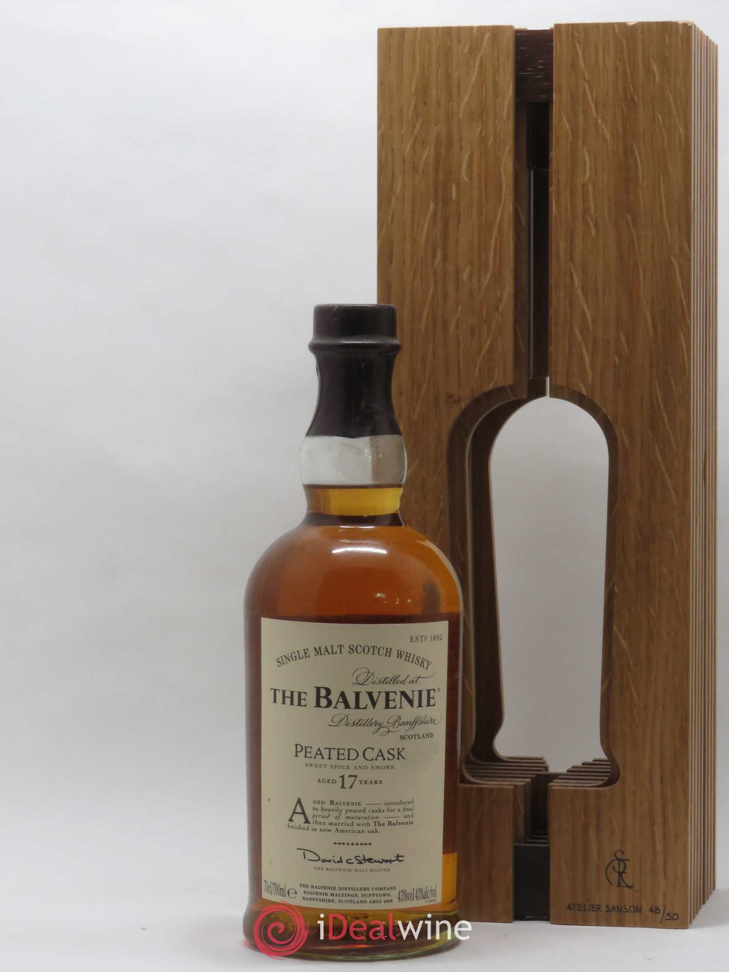 Whisky Ecosse Speyside The Balvenie 17 Ans The Peated Cask Edition Limitée 50 Exemplaires - Lot de 1 bouteille - 0