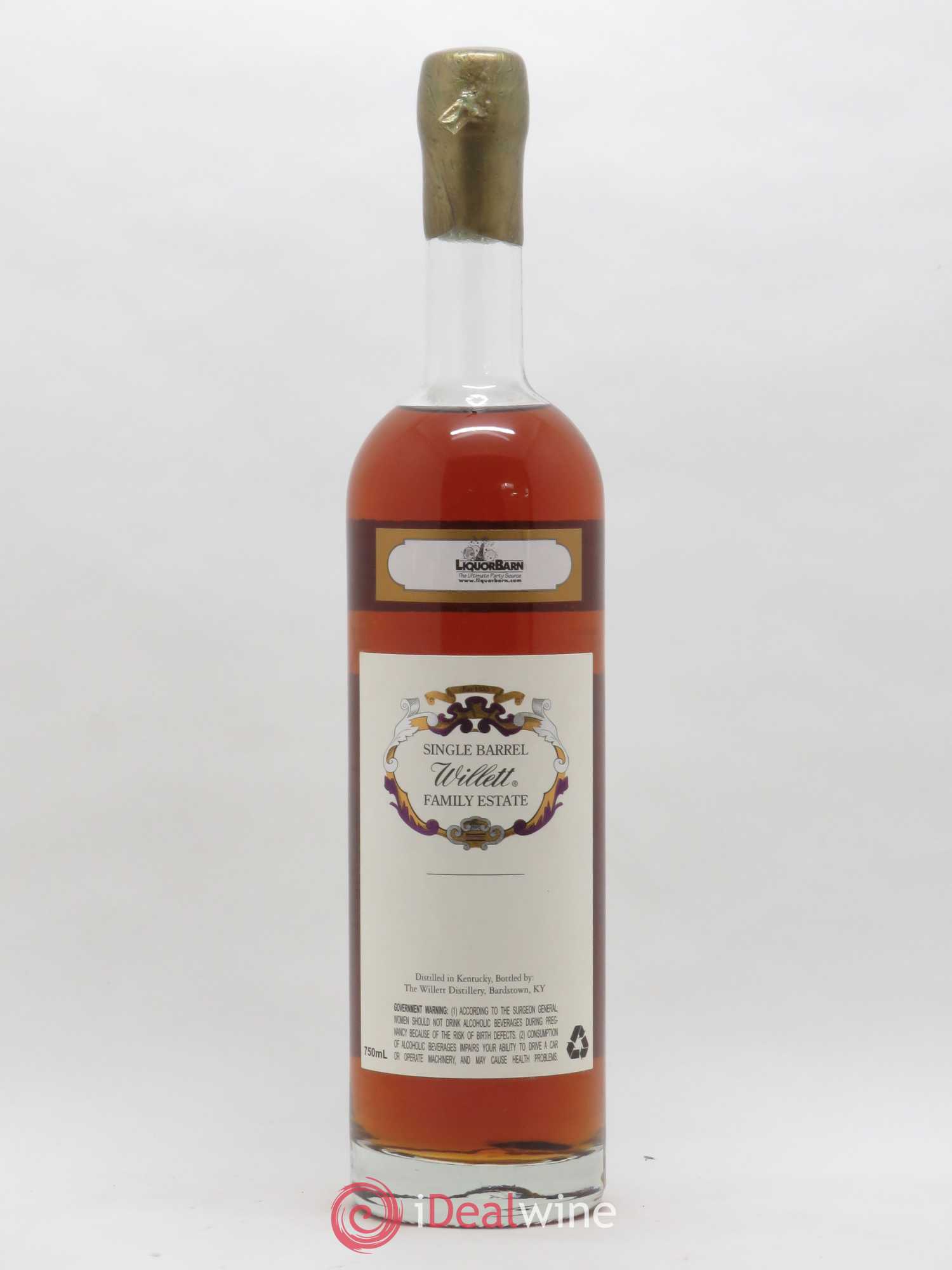 Whisky Kentucky Willett Family Estate Straight Bourbon Whiskey Rare Release 8 Years - Lot of 1 bottle - 1