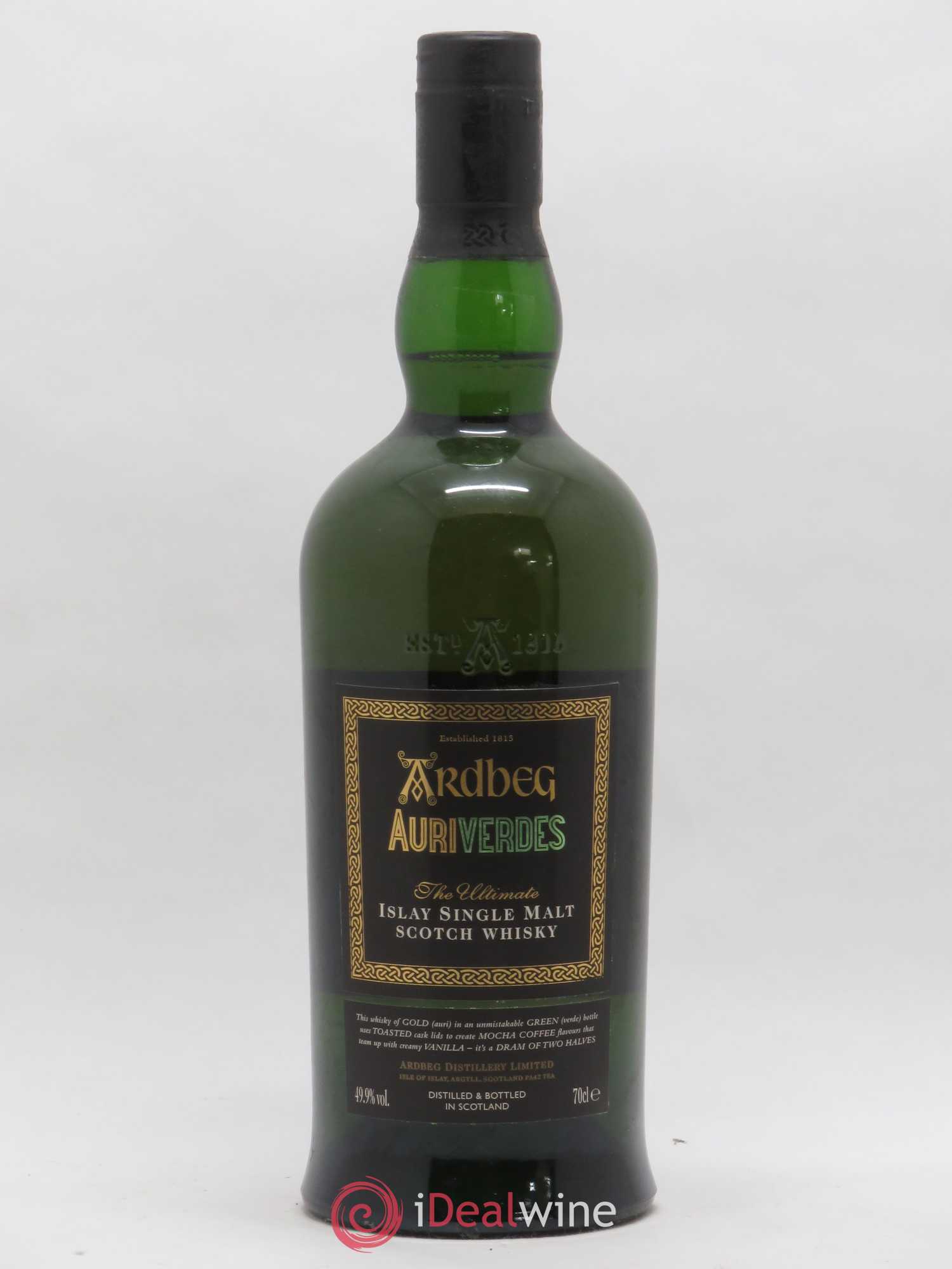 Whisky Ecosse Islay Ardbeg Auriverde - Lot of 1 bottle - 1