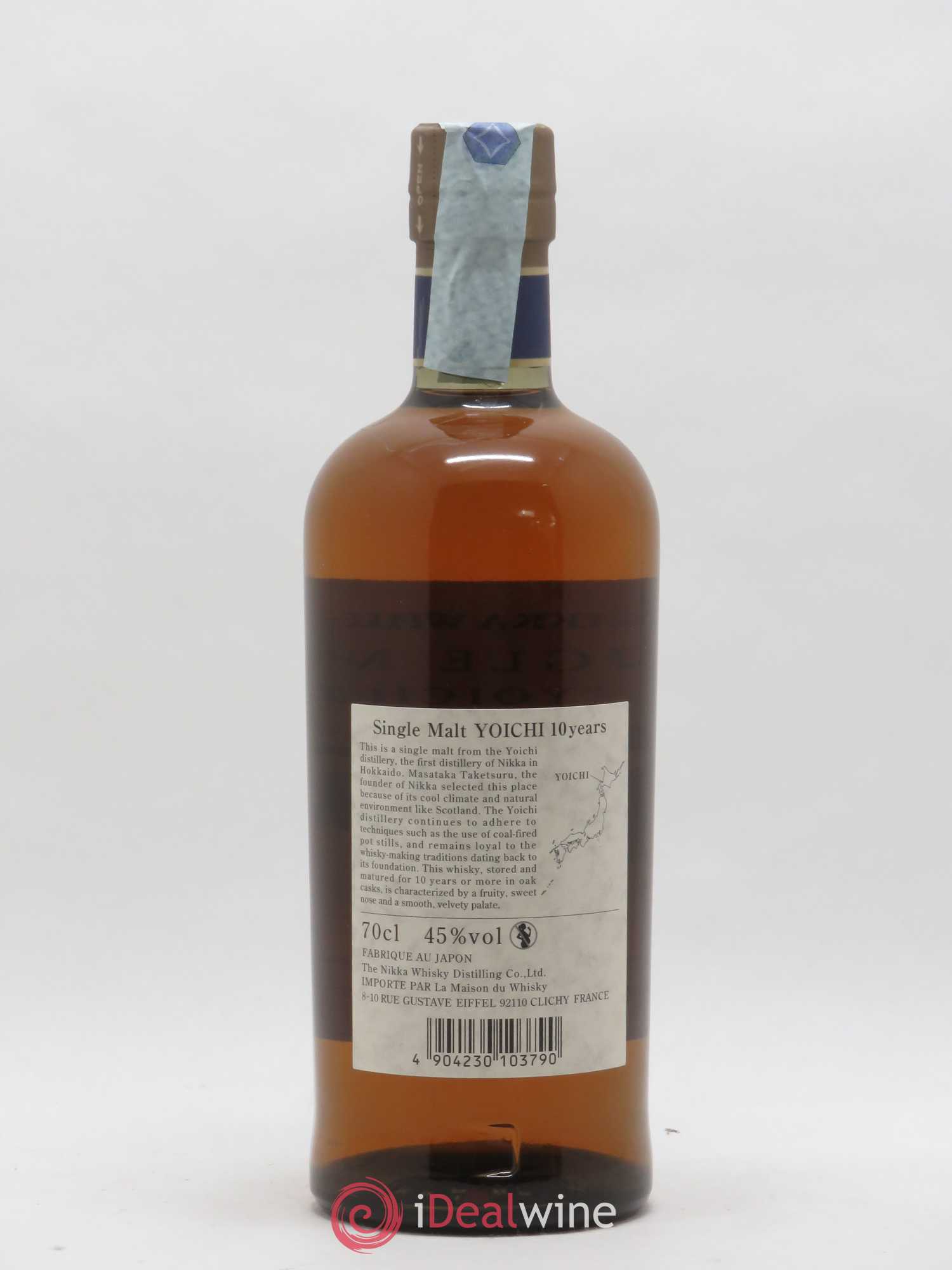 Whisky Hokkaido Nikka Distillerie Yoichi 10 Years - Posten von 1 Flasche - 2