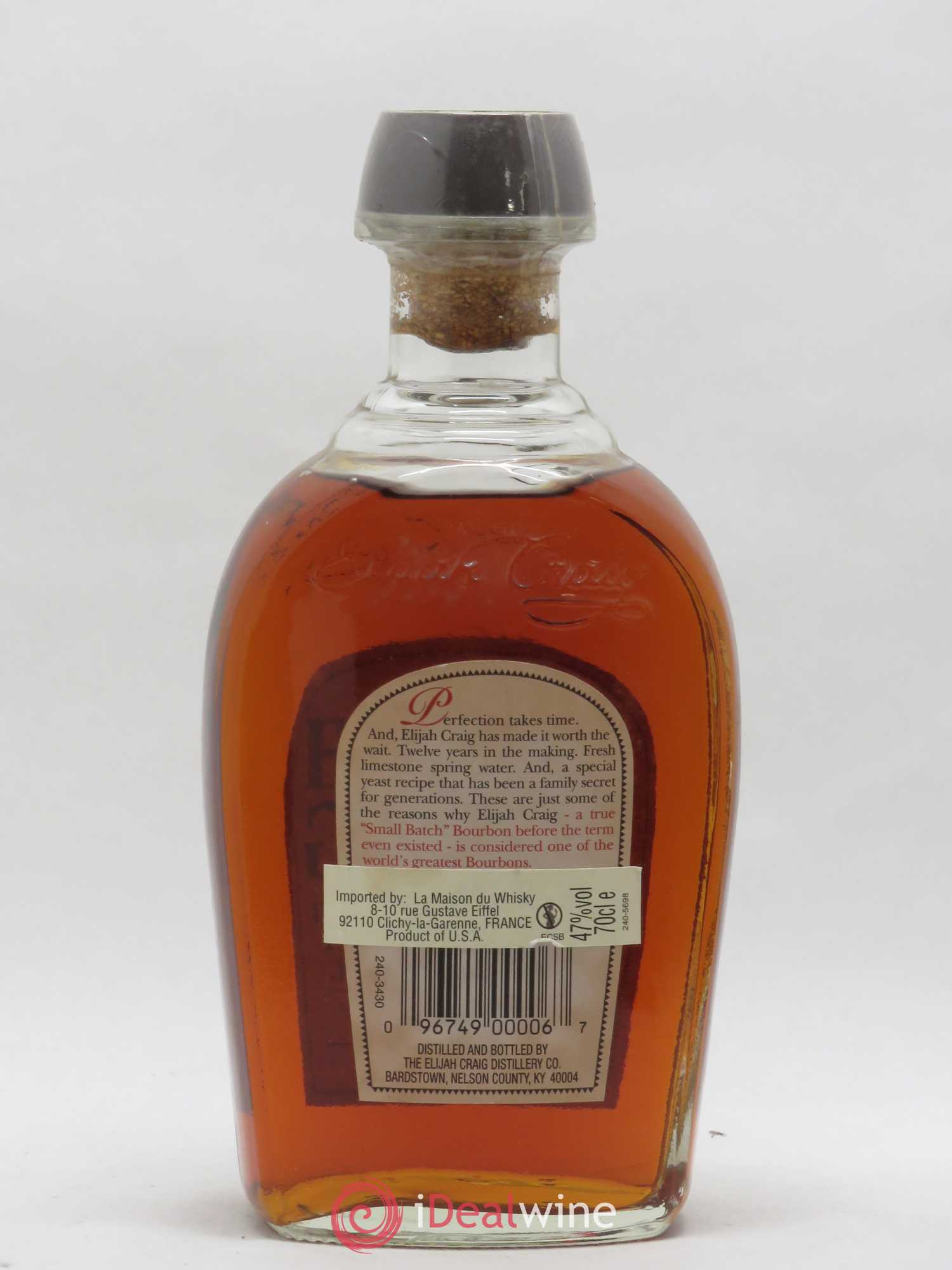 Whisky Elijah Craig Small Batch Barrel Proof 12YO Kentucky - Posten von 1 Flasche - 1