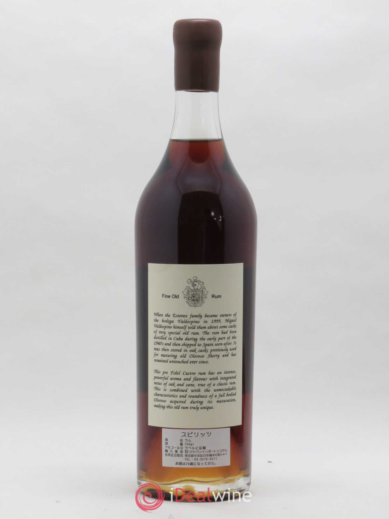 Rhum Cuba Legend Of Cuban Rum Pré 1962 - Lot de 1 bouteille - 1