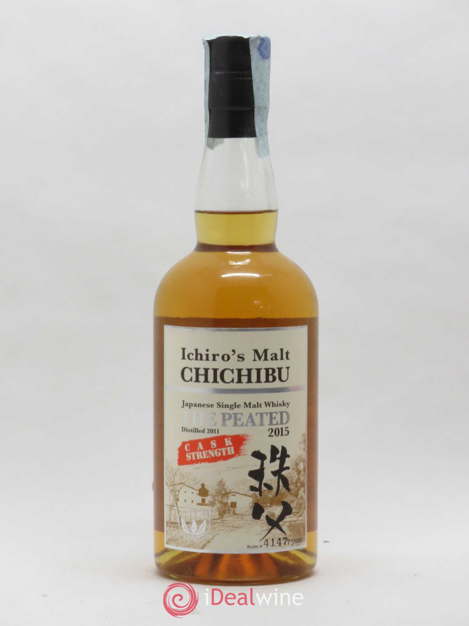 Whisky Honshu Nagano Chichibu Distillerie Ichiro s The Peated Single Malt Cask Strength Official Bottling 2011-2015 5280 Bottes 2015 - Posten von 1 Flasche - 0