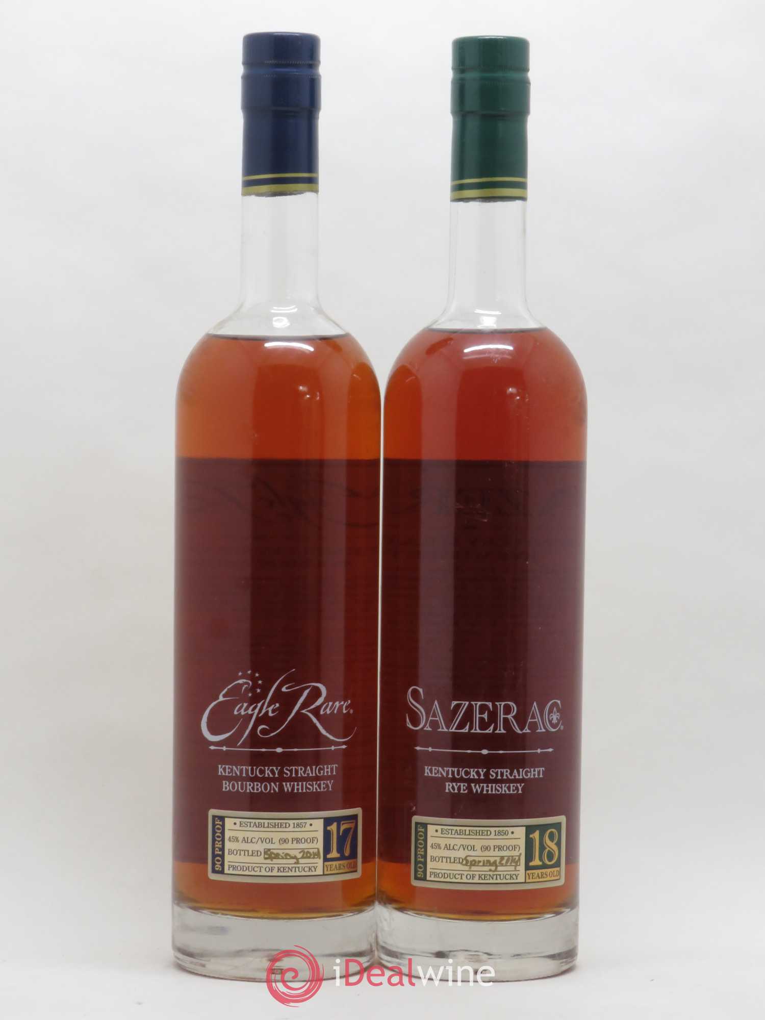 Whisky Kentucky Buffalo Trace Antique Collection - Eagle Rare 17 Year Old - Sazerac 18 Year Old - Thomas H Handy Sazerac 17 Year Old - George Stagg William Larue Weller 2014 - Posten von 5 Flaschen - 1