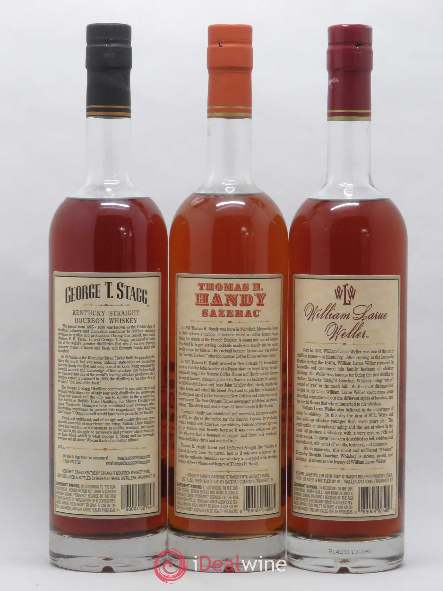 Whisky Kentucky Buffalo Trace Antique Collection - Eagle Rare 17 Year Old - Sazerac 18 Year Old - Thomas H Handy Sazerac 17 Year Old - George Stagg William Larue Weller 2014 - Posten von 5 Flaschen - 4