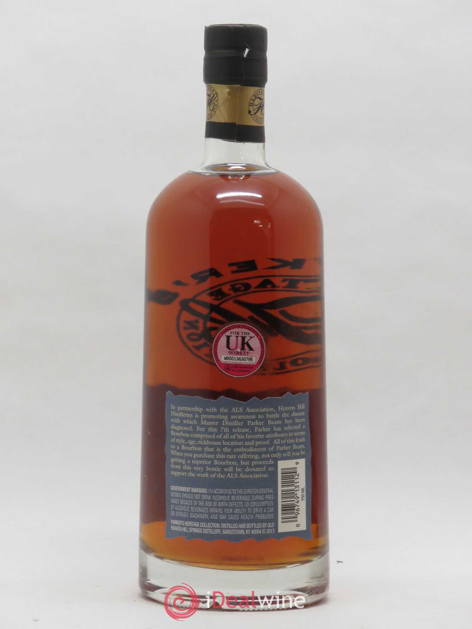 Whisky Bourbon Kentucky Parker s Heritage Collection Promise Of Hope 7th Edition 10 Years Old Single Barrel - Lot de 1 bouteille - 1