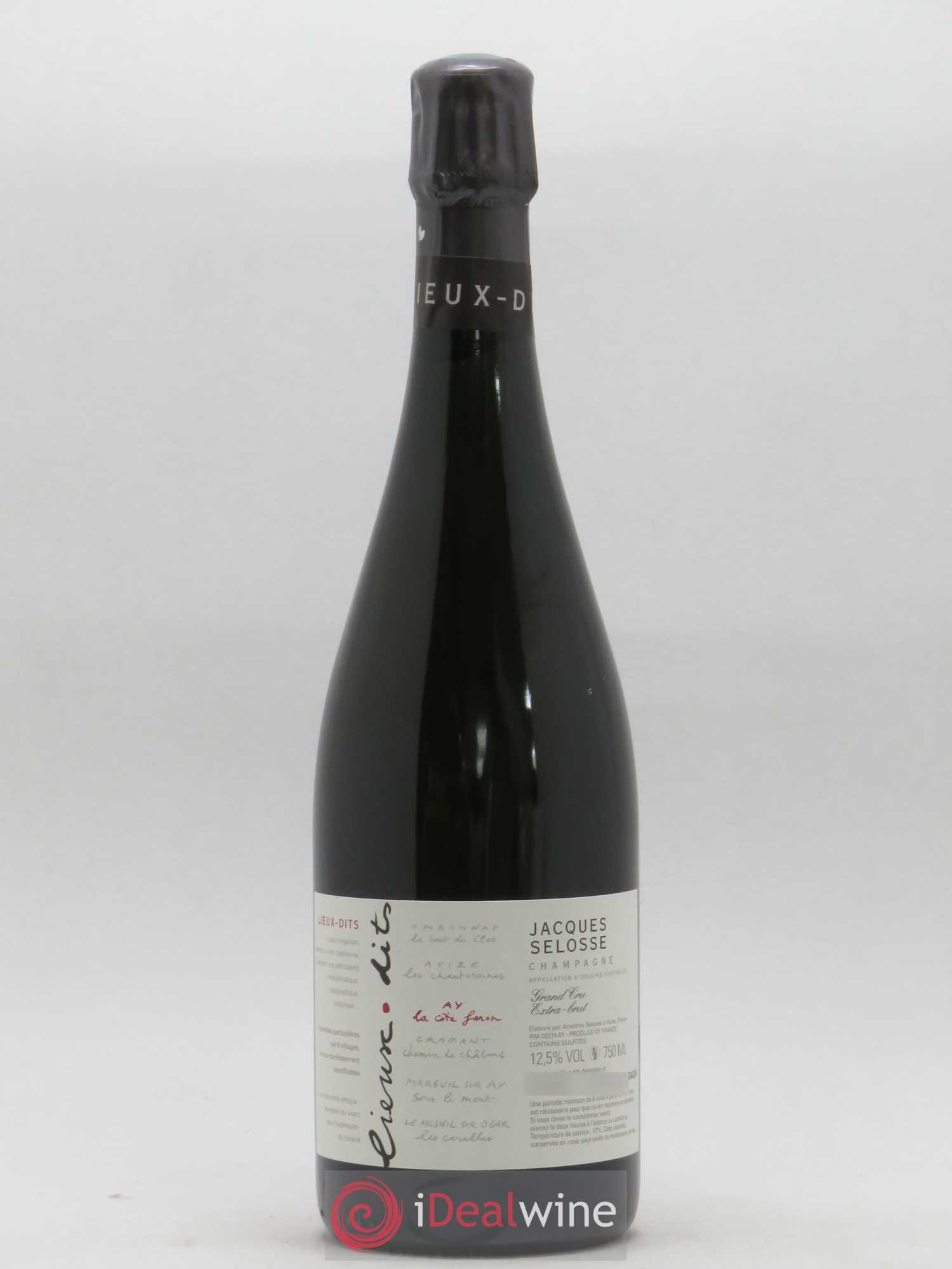 La Côte Faron Blanc de Noirs Grand Cru Extra-Brut Jacques Selosse - Lot de 1 bouteille - 0