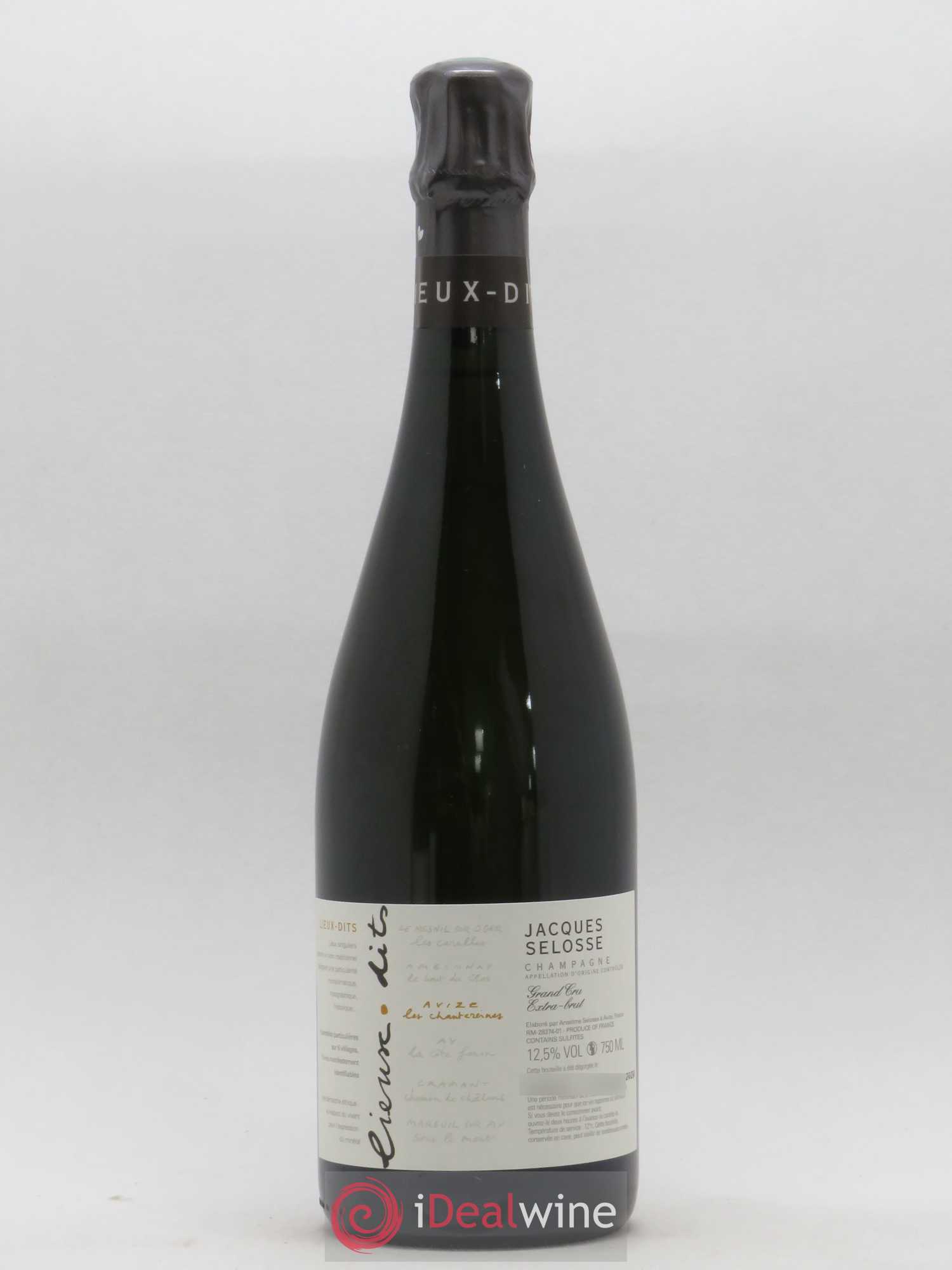 Avize Les Chantereines Grand Cru Extra-Brut Jacques Selosse - Lot de 1 bouteille - 0