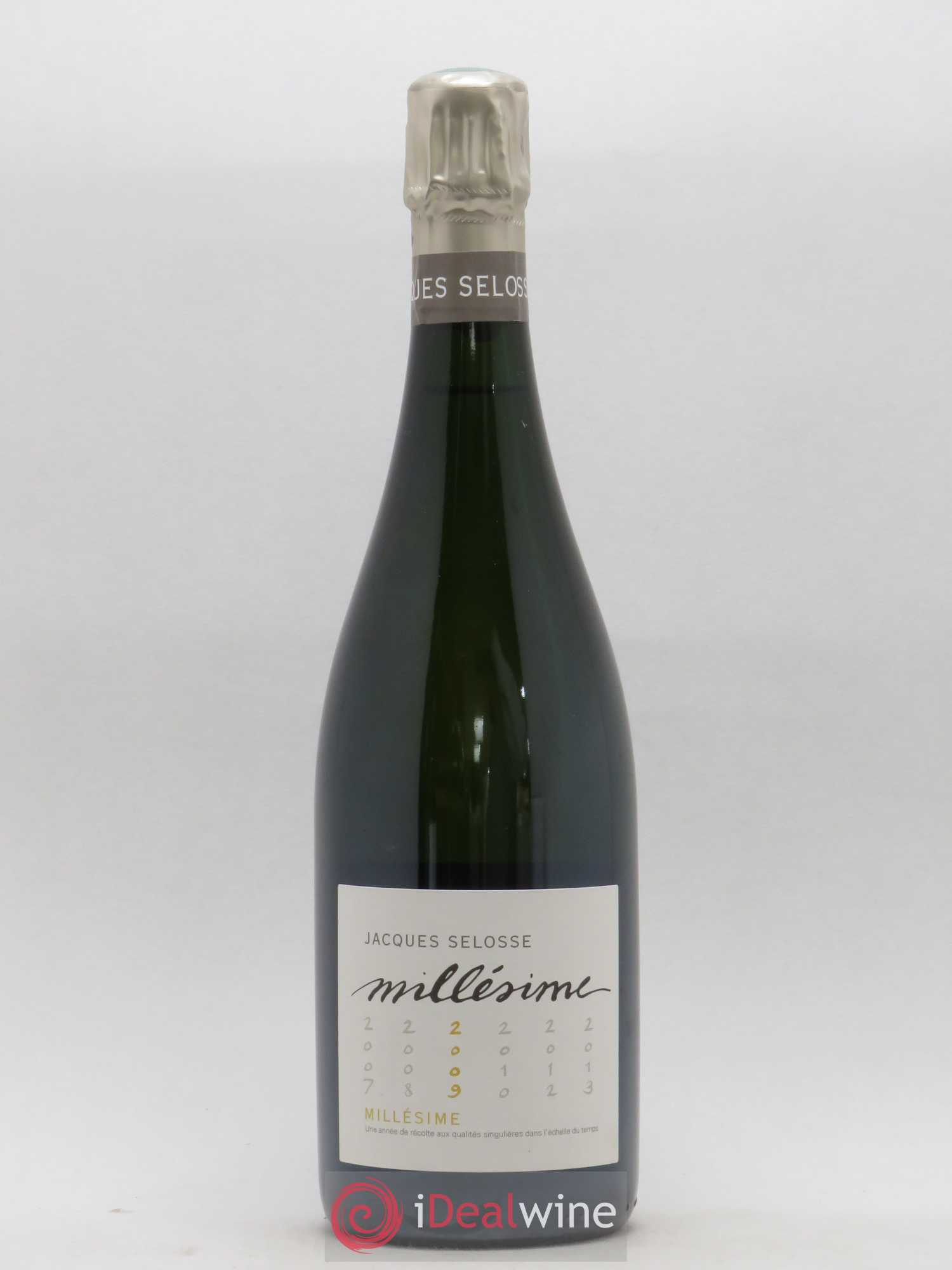 1er Cru Millésimé Extra-Brut Jacques Selosse 2009 - Lot of 1 bottle - 0