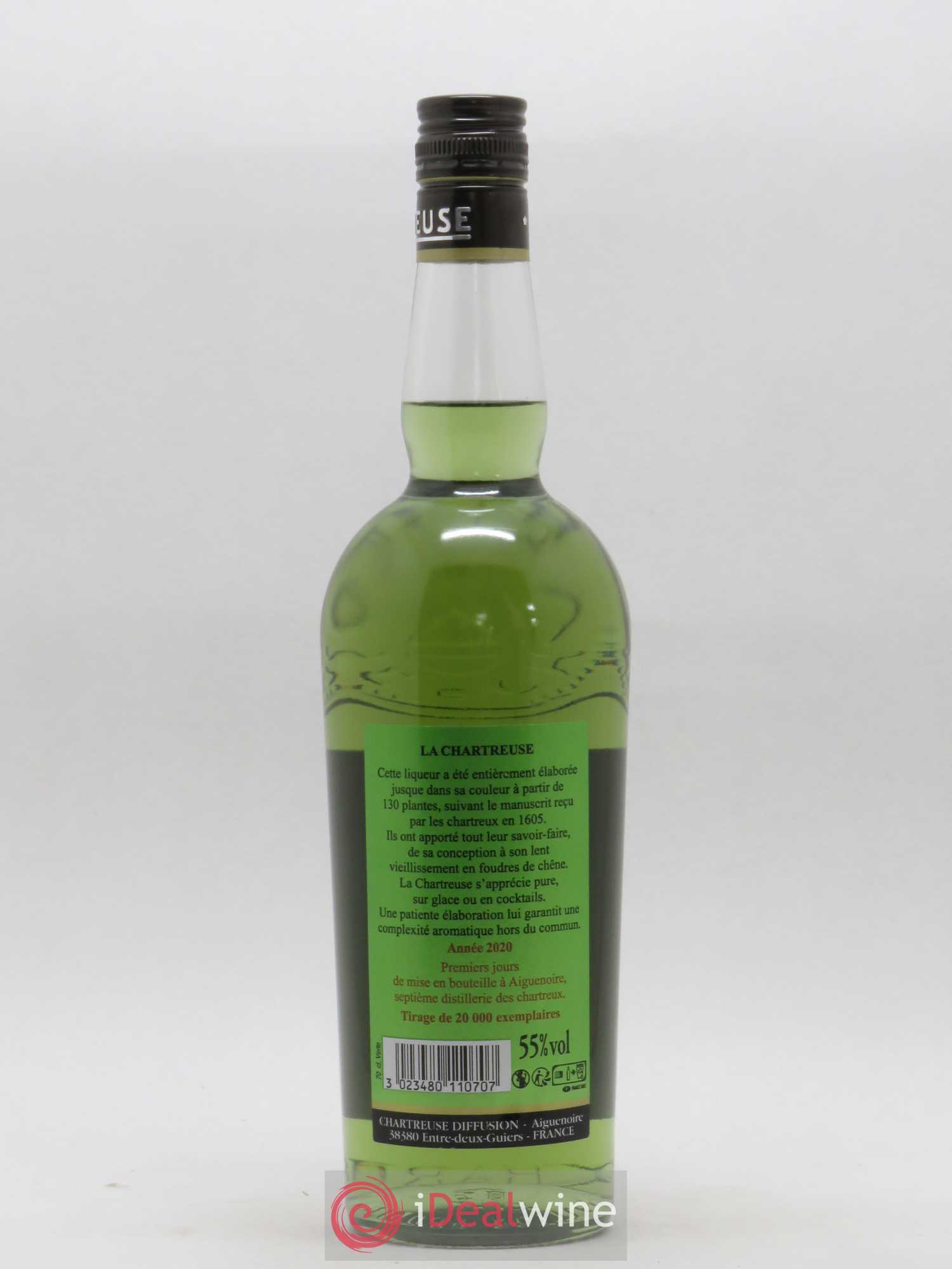 Chartreuse Voiron Edition Limitée 1ère Mise en Bouteille à Aiguenoire 2020 - Lot de 1 bouteille - 1