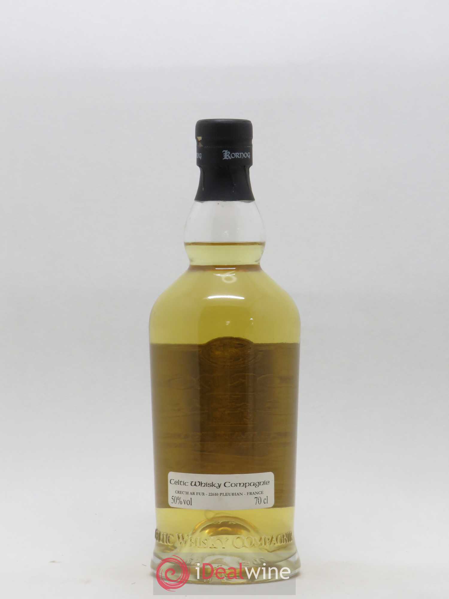 Whisky Bretagne Kornog Sant Erwan  Fut Unique Tourbé 2015 - Lot de 1 bouteille - 1