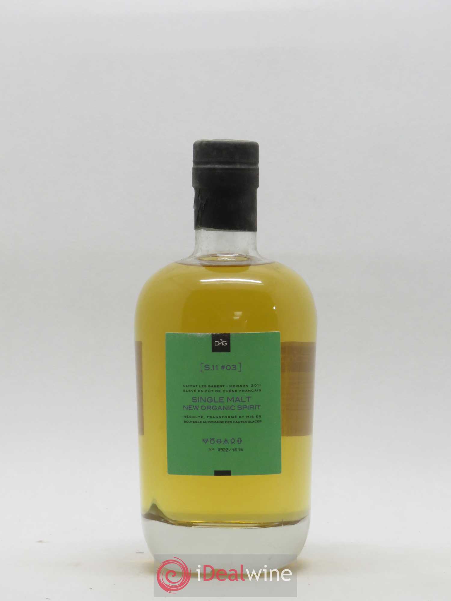 Whisky Les Alpes France Domaine des Hautes Glaces S11 #03 New Organic Spirit 1616 Bouteilles - Posten von 1 Flasche - 0