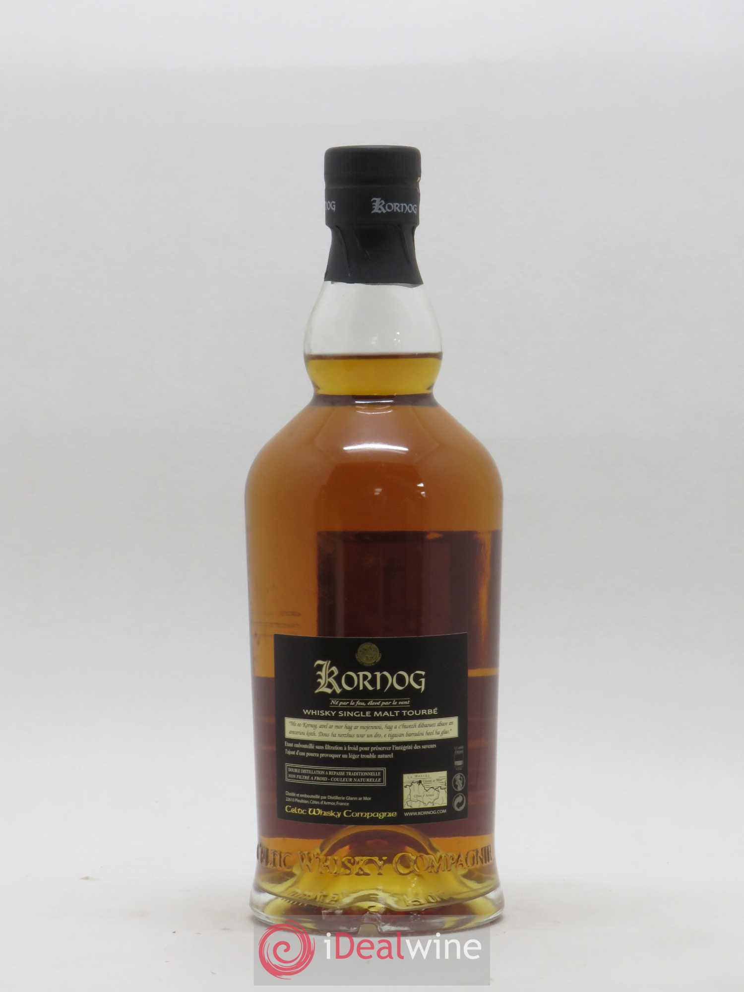 Whisky Bretagne Kornog Sauterne Cask Single Malt Tourbé Assemblage 4 Fûts 8A 10 Ans D Age 2016 - Posten von 1 Flasche - 1