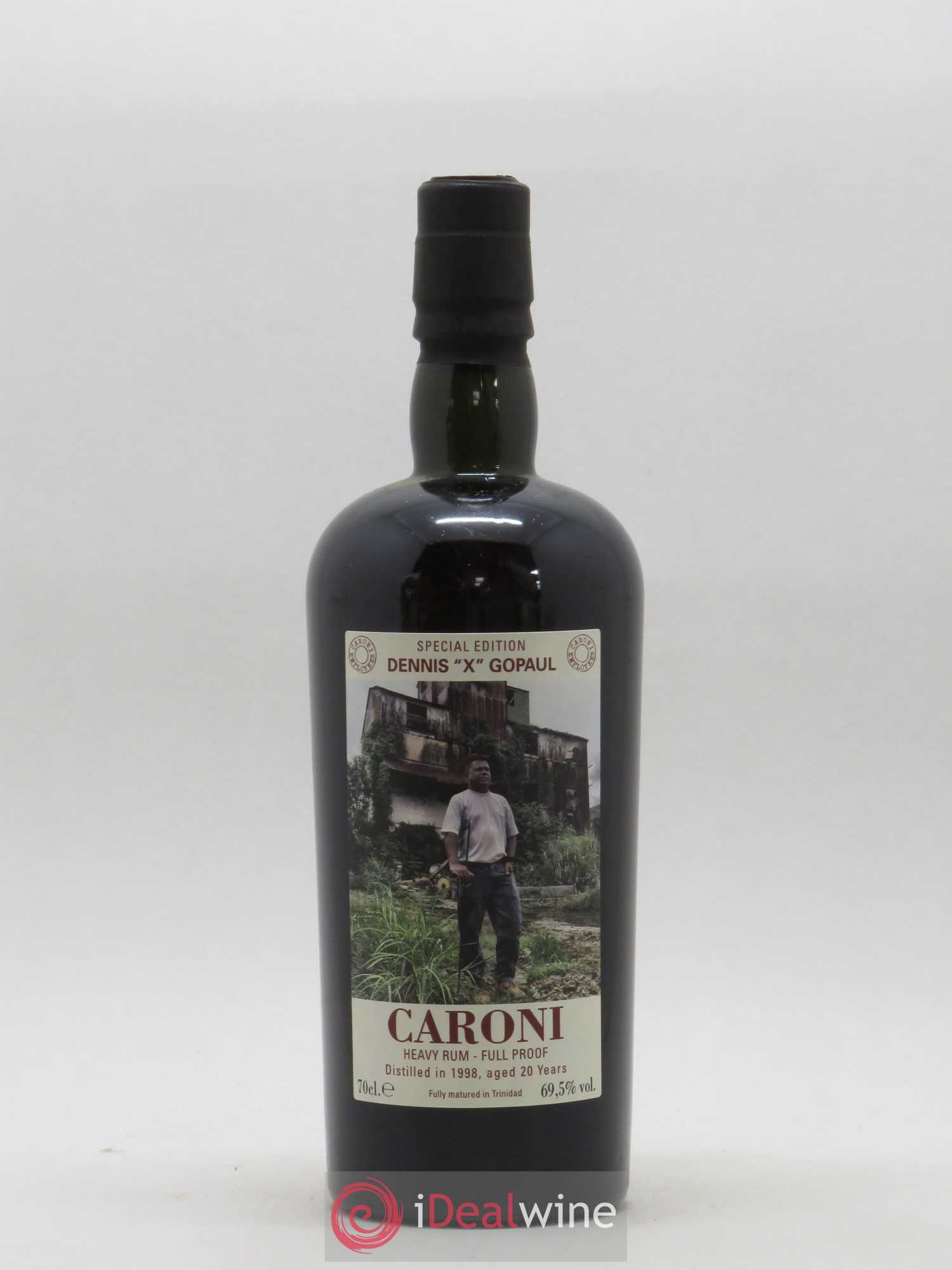 Rhum Trinidad and Tobaggo Heavy Rum Full Proof Caroni Trinidad 20 Ans mise 2018 Serie Caroni Employes Dennis X Gopaul 1998 - Posten von 1 Flasche - 1