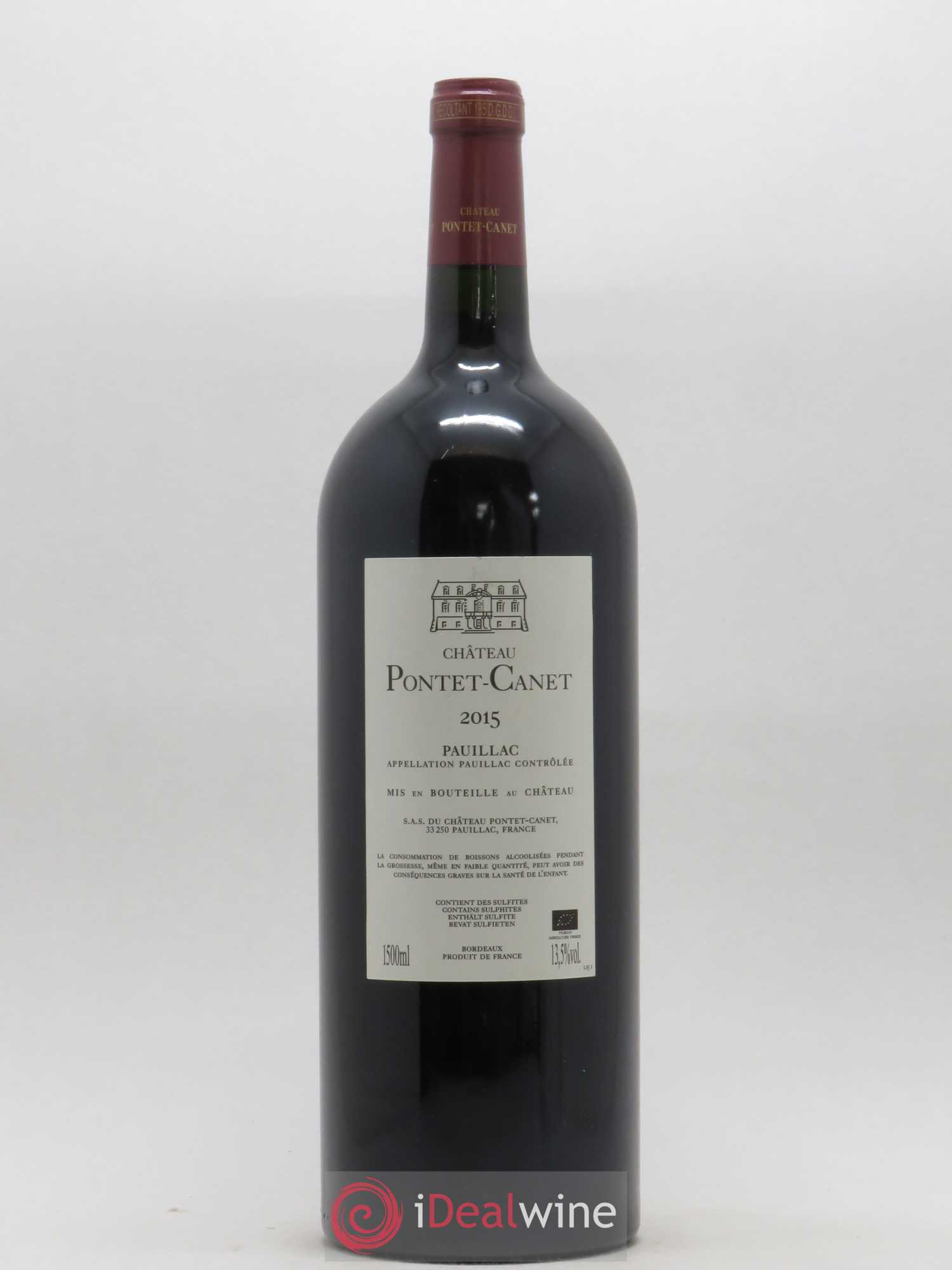 Château Pontet Canet 5ème Grand Cru Classé 2015 - Lot de 1 magnum - 1