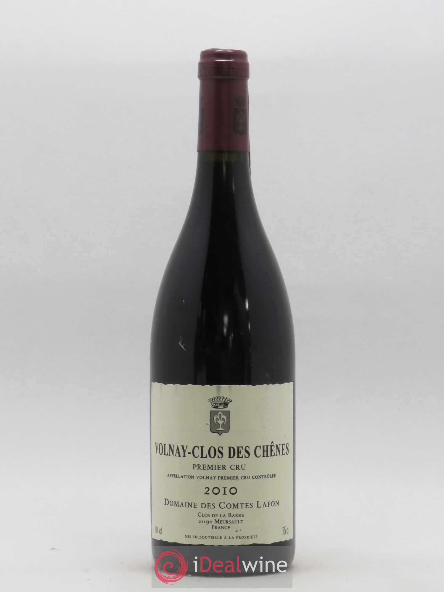 Volnay 1er Cru Clos des Chênes Comtes Lafon (Domaine des) 2010 - Lot de 1 bouteille - 0