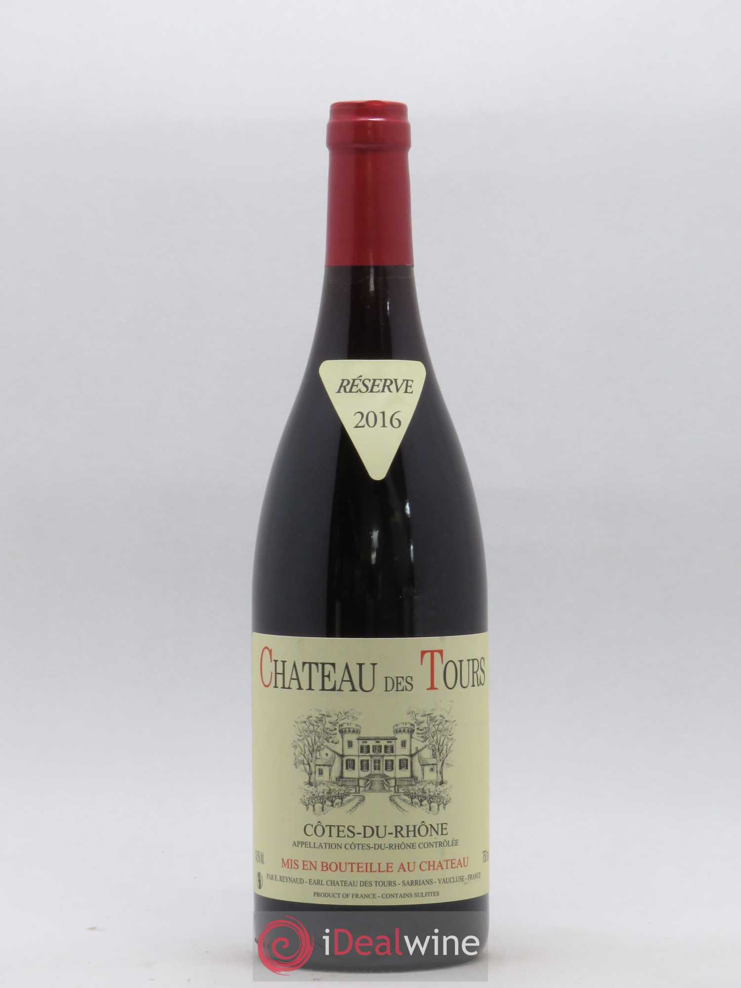 Côtes-du-Rhône Château des Tours Emmanuel Reynaud 2016 - Lot de 1 bouteille - 0