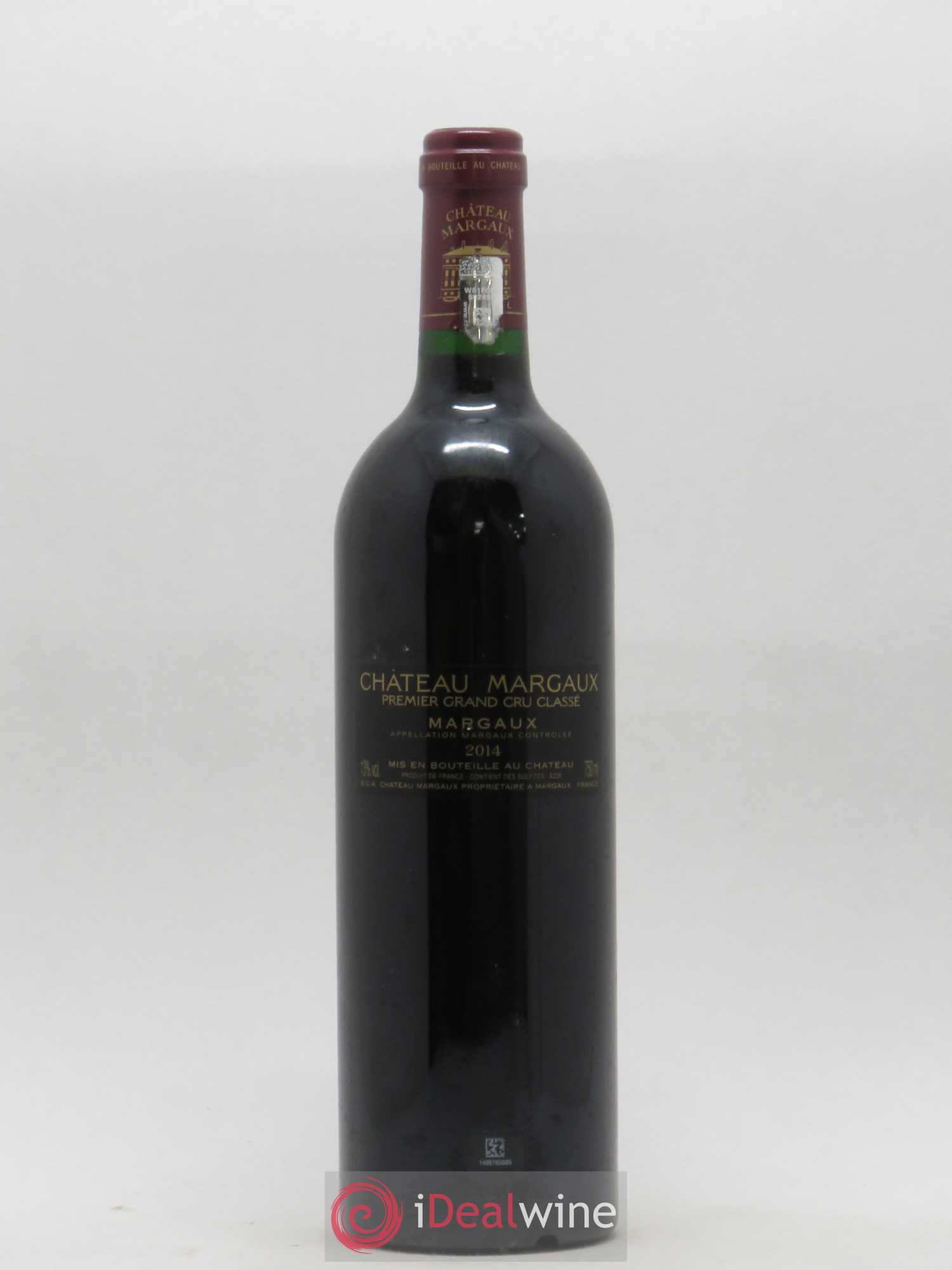 Château Margaux 1er Grand Cru Classé 2014 - Lot de 1 bouteille - 1