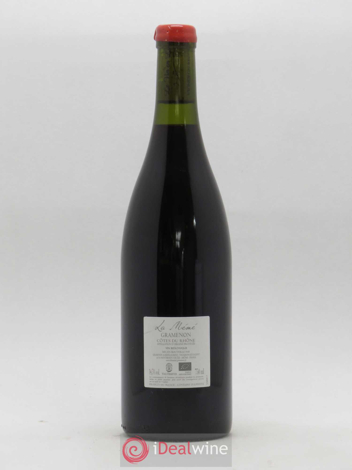 Côtes-du-Rhône La Mémé Ceps Centenaires Gramenon (Domaine) 2017 - Lot de 1 bouteille - 1