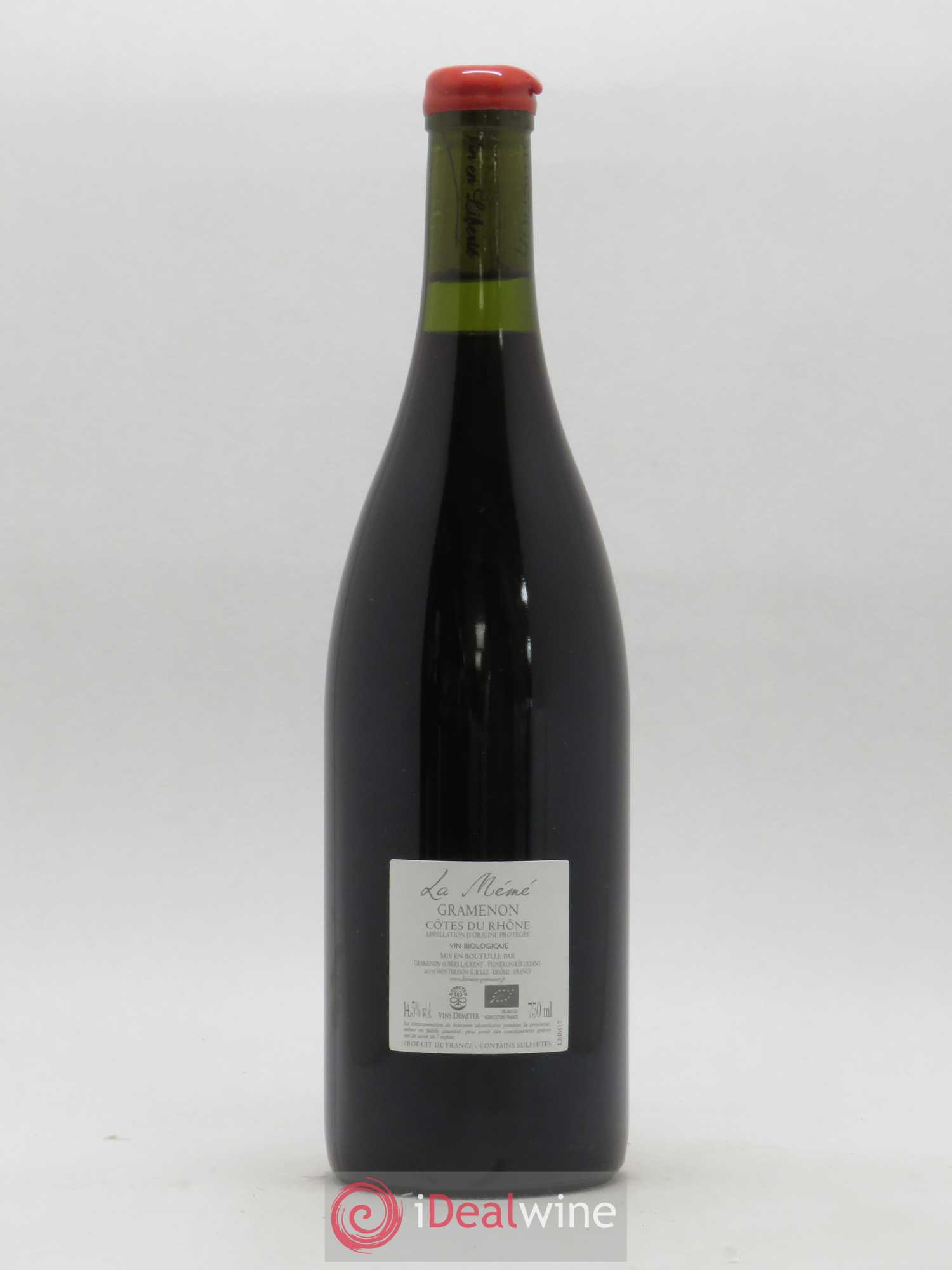 Côtes-du-Rhône La Mémé Ceps Centenaires Gramenon (Domaine) 2017 - Lot de 1 bouteille - 1