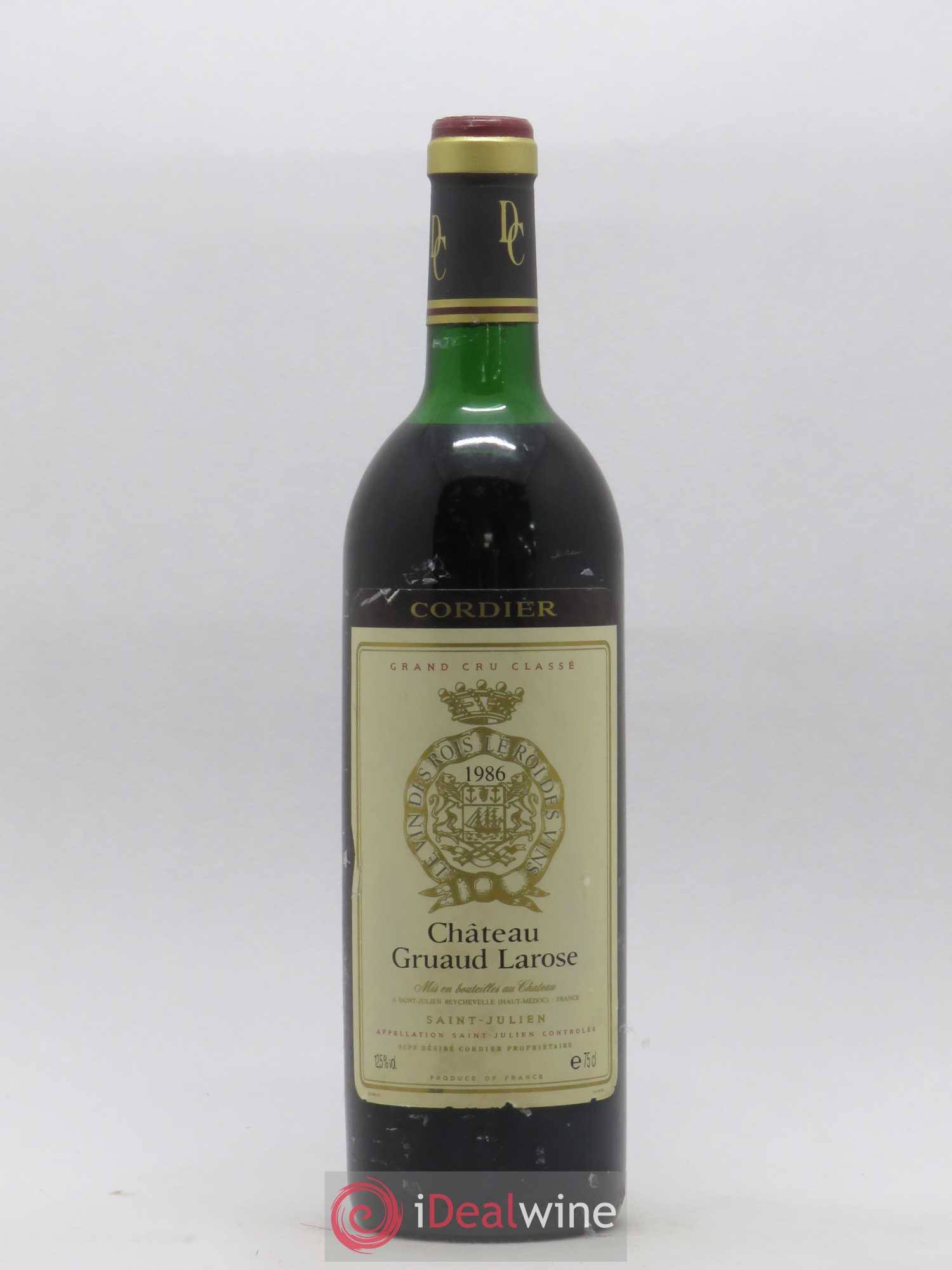 Château Gruaud Larose 2ème Grand Cru Classé 1986 - Lot de 1 bouteille - 0