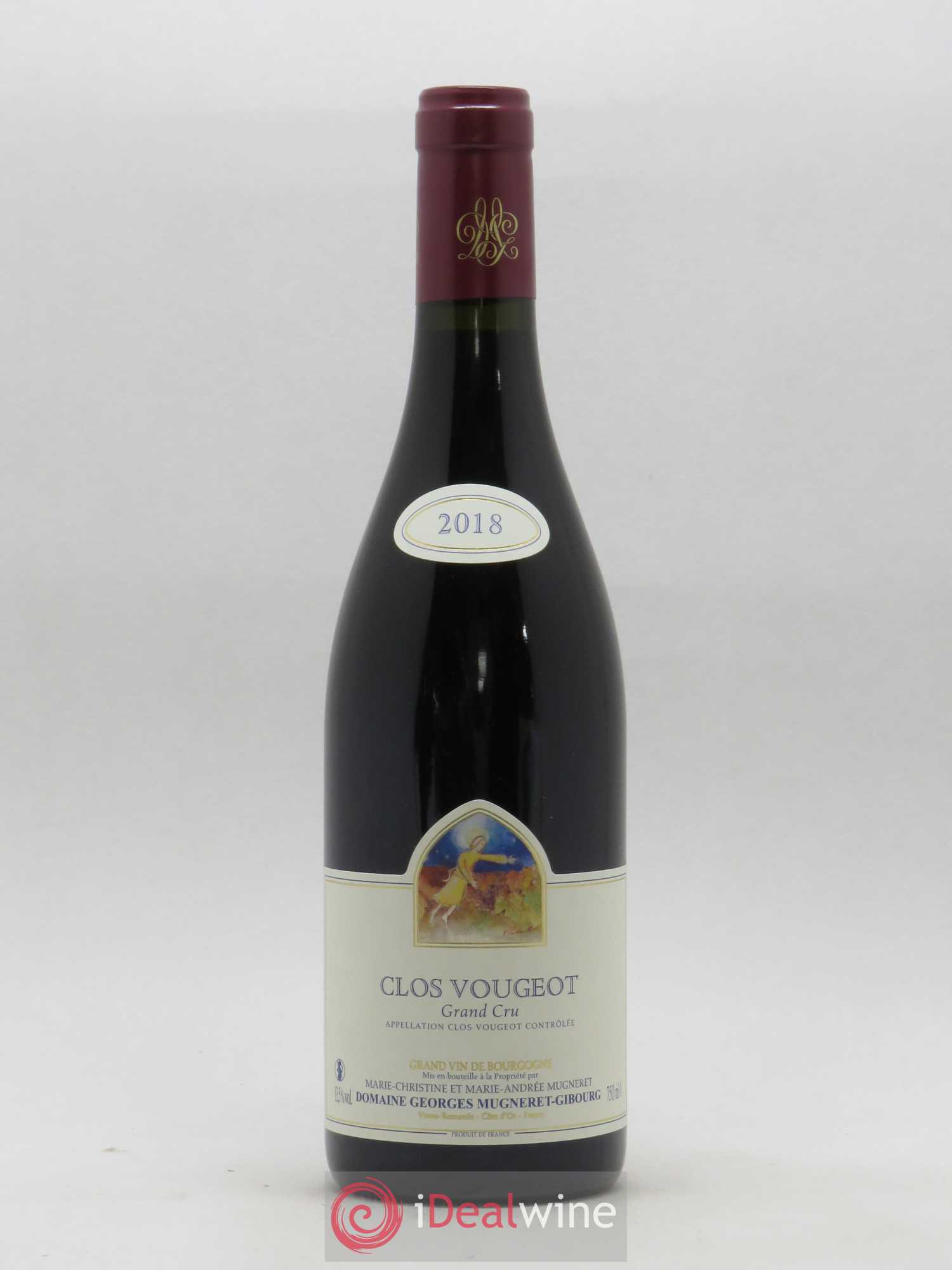 Clos de Vougeot Grand Cru Mugneret-Gibourg (Domaine) 2018 - Lot de 1 bouteille - 0