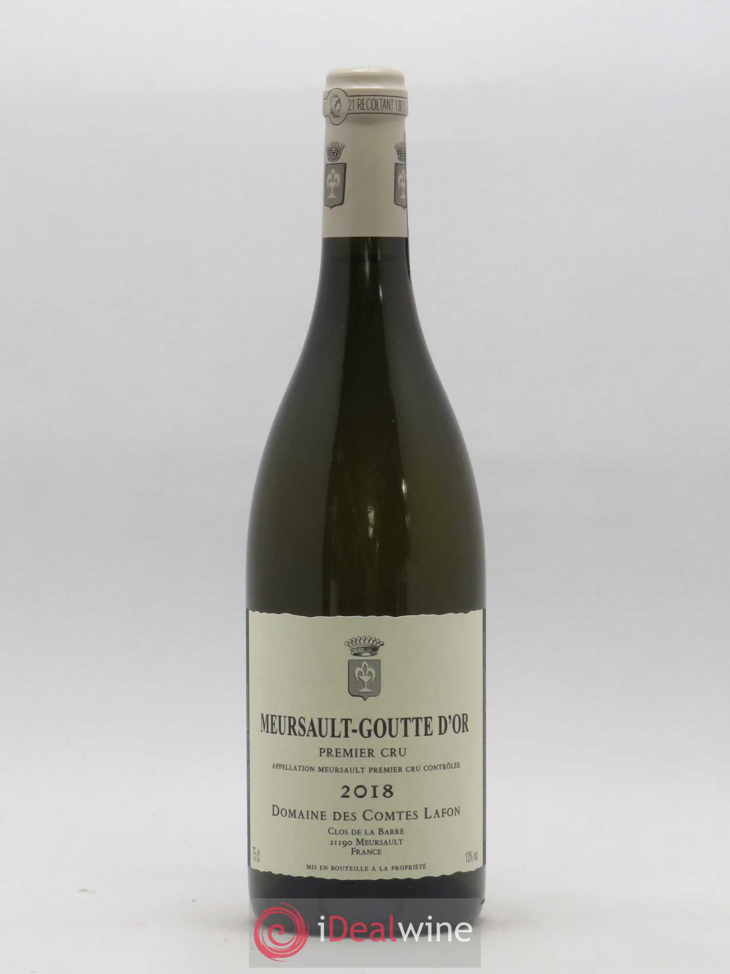 Meursault 1er Cru Goutte d'Or Comtes Lafon (Domaine des) 2018 - Lot de 1 bouteille - 0
