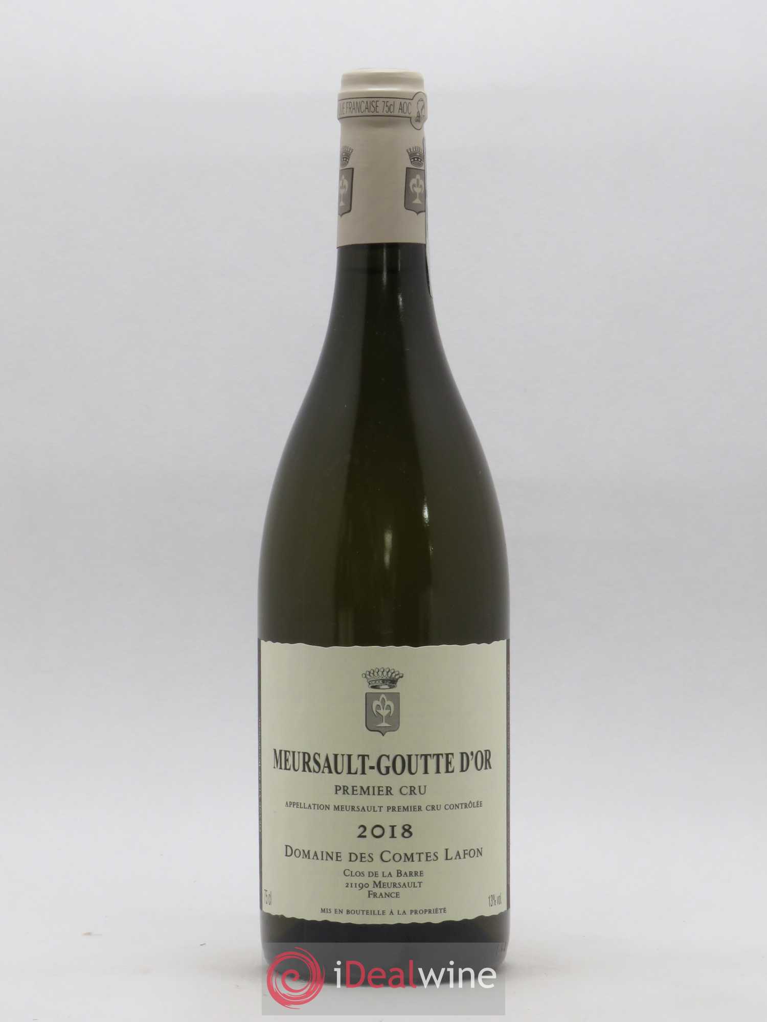 Meursault 1er Cru Goutte d'Or Comtes Lafon (Domaine des) 2018 - Lot de 1 bouteille - 0