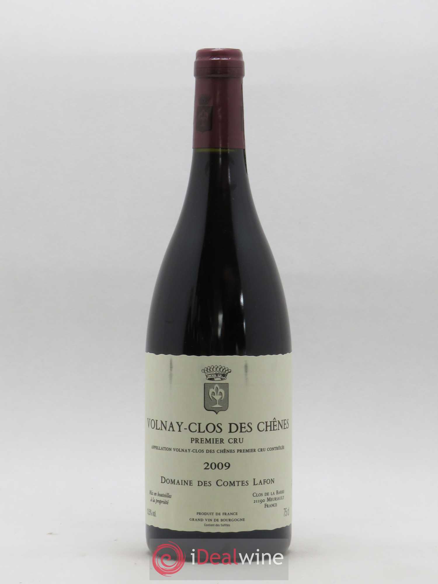 Volnay 1er Cru Clos des Chênes Comtes Lafon (Domaine des) 2009 - Lot de 1 bouteille - 0