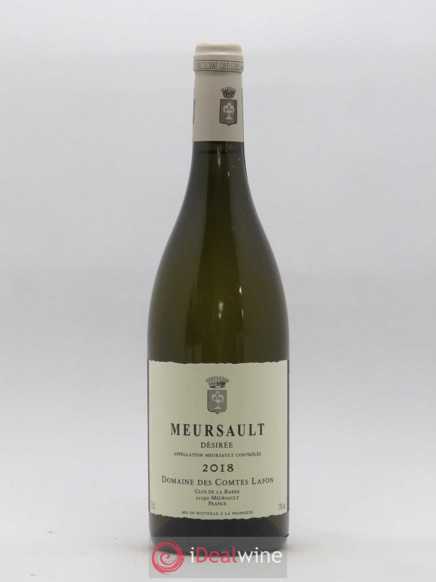 Meursault Désirée Comtes Lafon (Domaine des) 2018 - Lot de 1 bouteille - 0