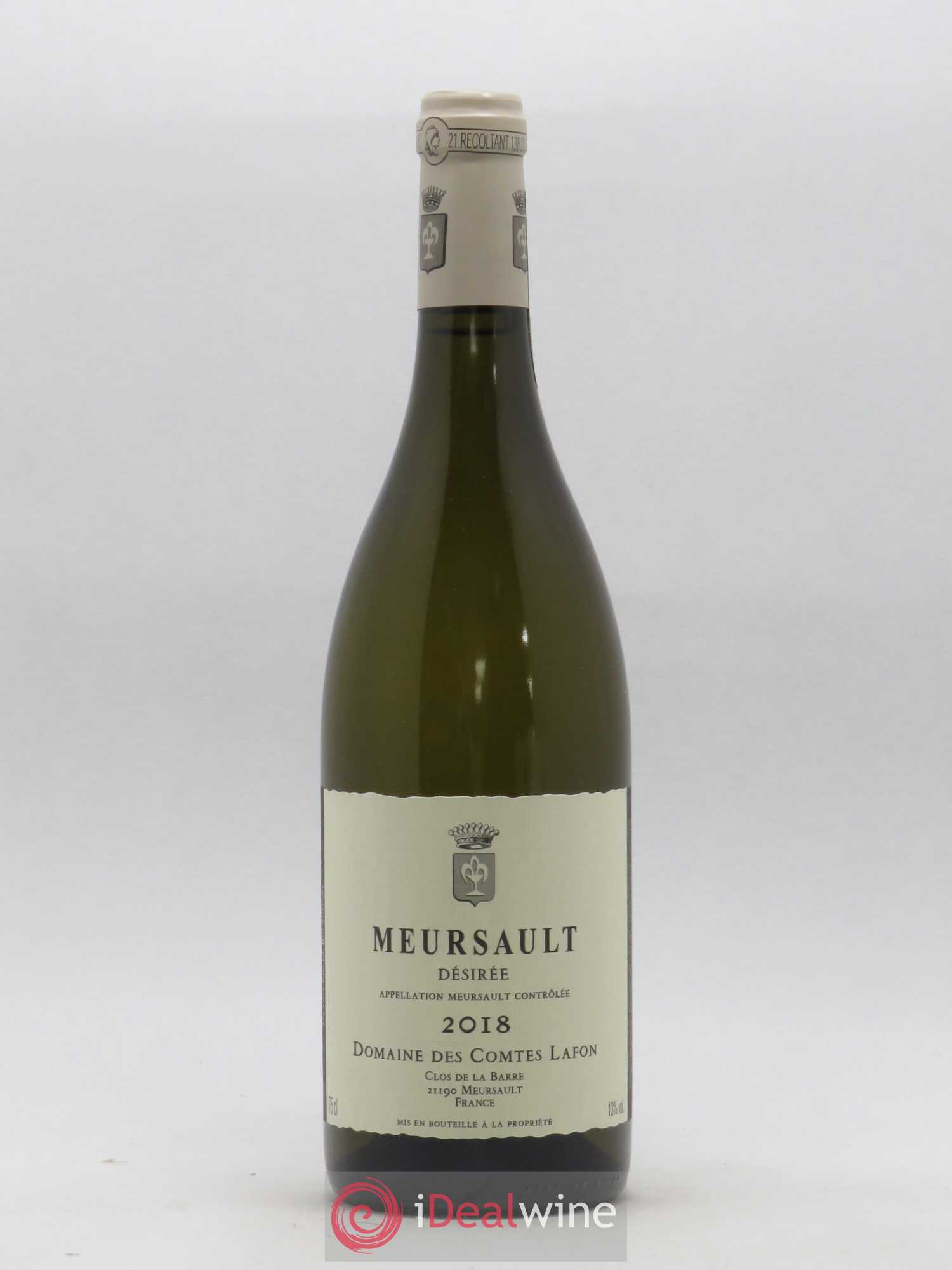 Meursault Désirée Comtes Lafon (Domaine des) 2018 - Lot de 1 bouteille - 0