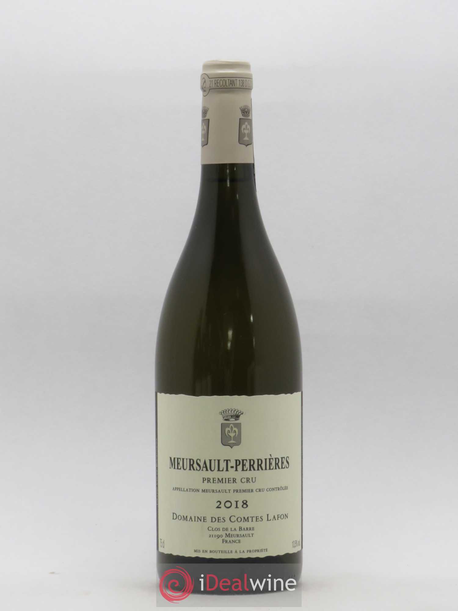 Meursault 1er Cru Perrières Comtes Lafon (Domaine des) 2018 - Lot de 1 bouteille - 0