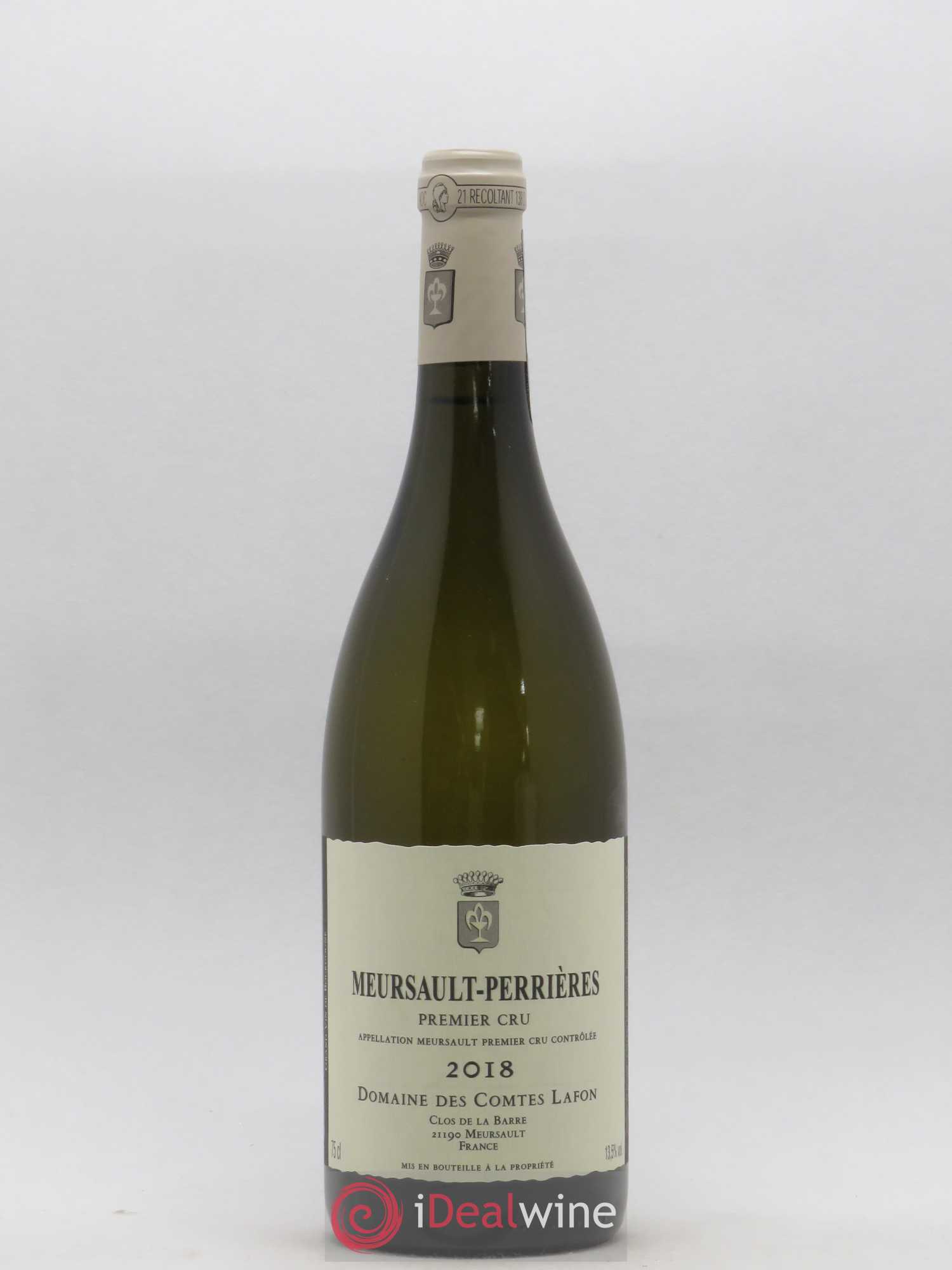 Meursault 1er Cru Perrières Comtes Lafon (Domaine des) 2018 - Lot de 1 bouteille - 0