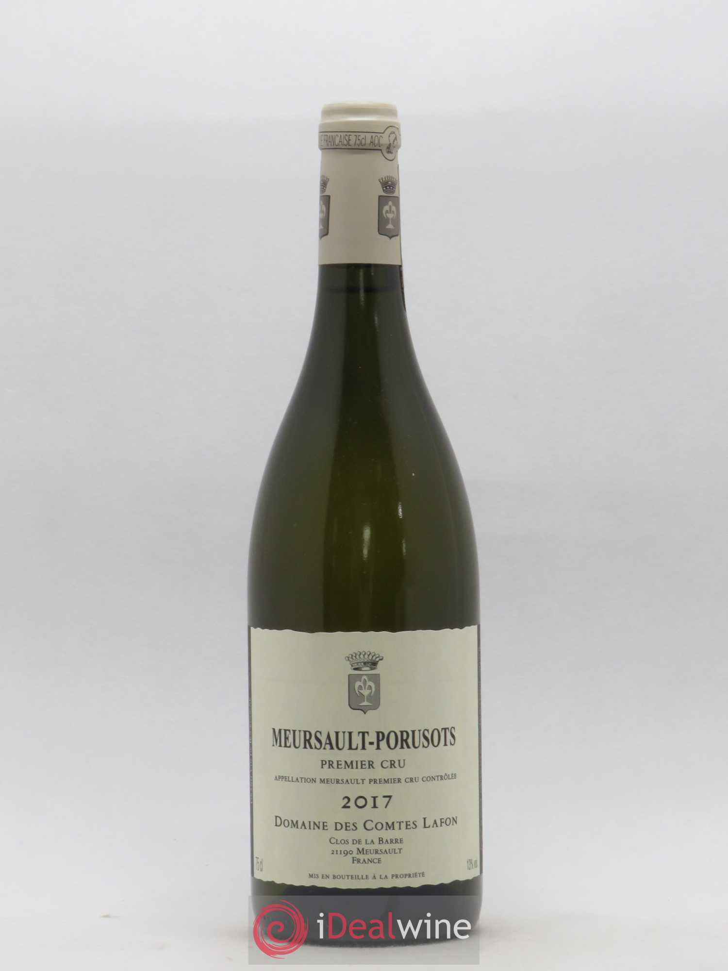 Meursault 1er Cru Porusots Comtes Lafon (Domaine des) 2017 - Lot de 1 bouteille - 0