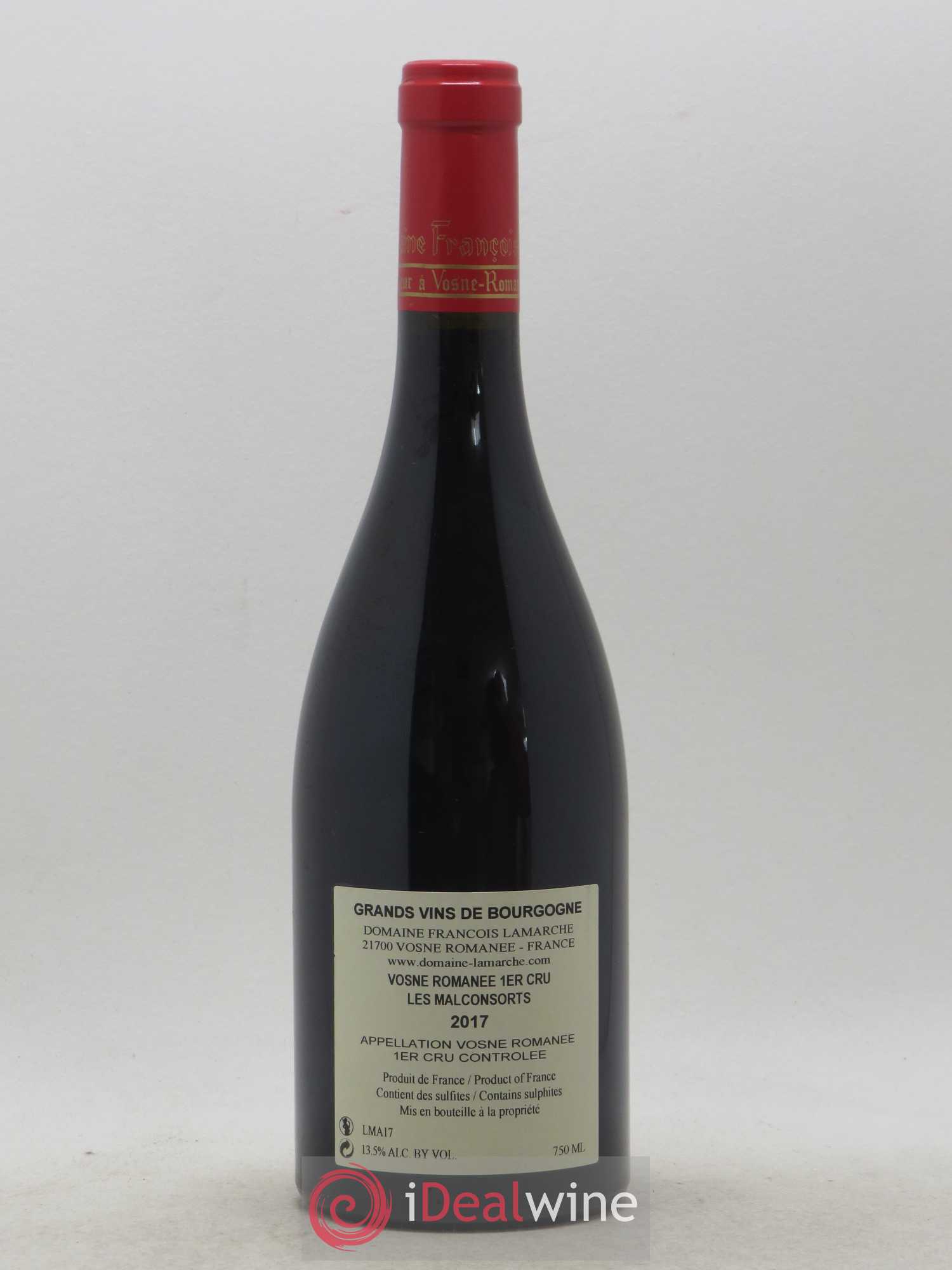 Vosne-Romanée 1er Cru Les Malconsorts Lamarche (Domaine) 2017 - Lot de 1 bouteille - 1