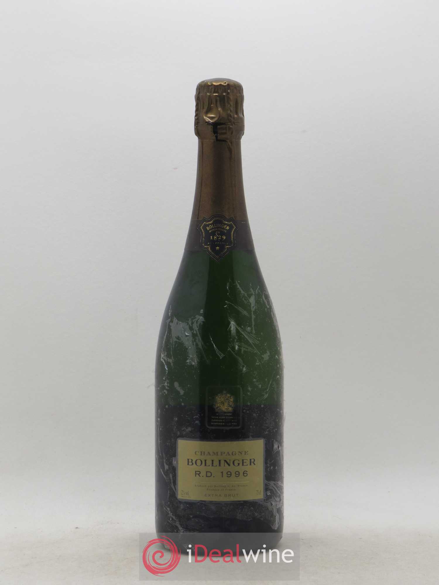 R.D. Extra-Brut Bollinger Extra Brut 1996 - Lot de 1 bouteille - 0