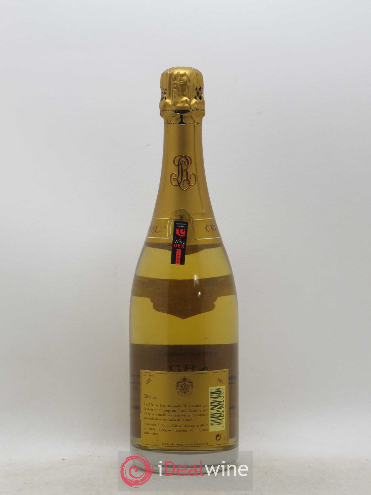 Cristal Louis Roederer 1996 - Lot de 1 bouteille - 1