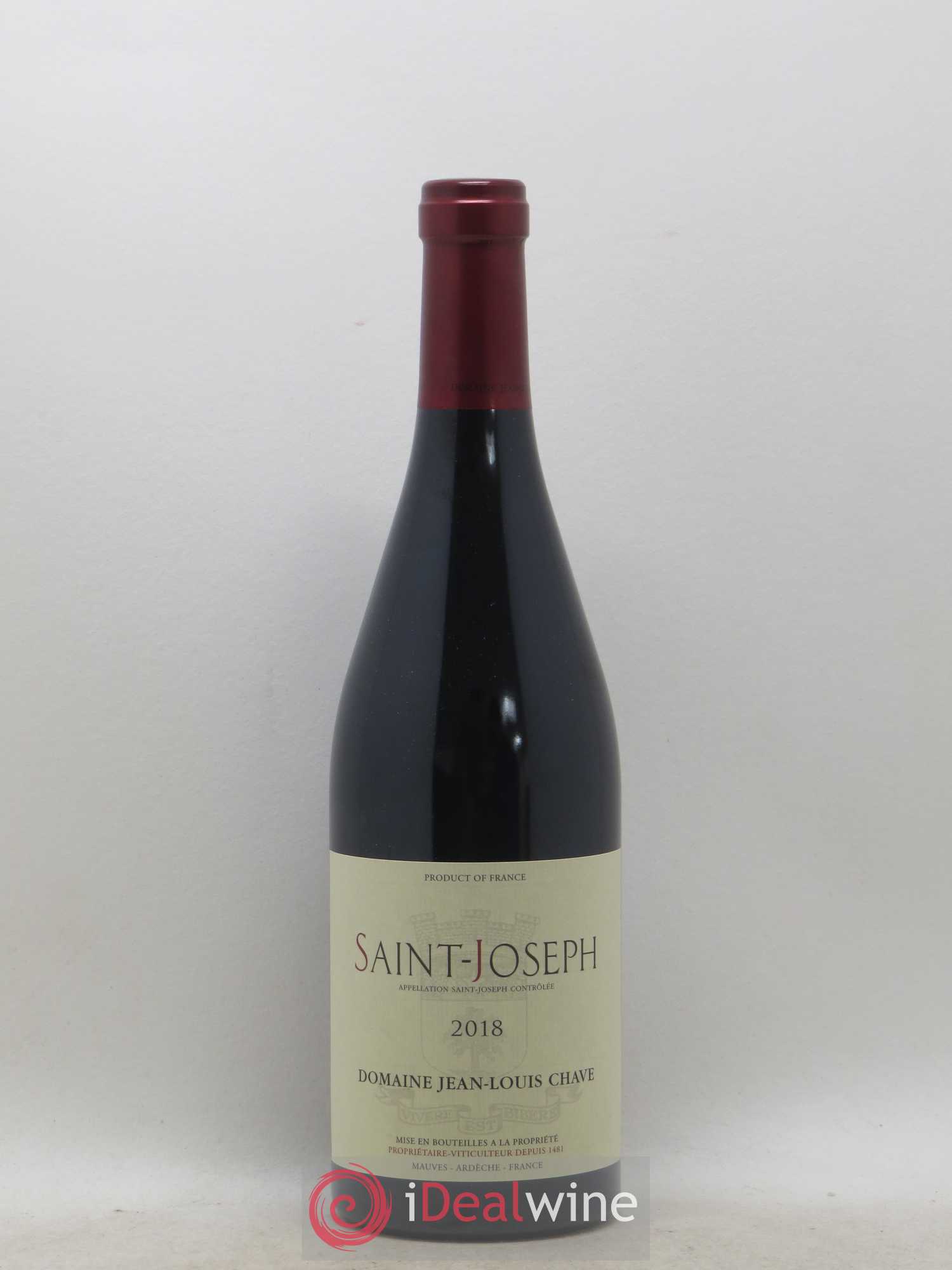 Saint-Joseph Jean-Louis Chave 2018 - Lot de 1 bouteille - 0