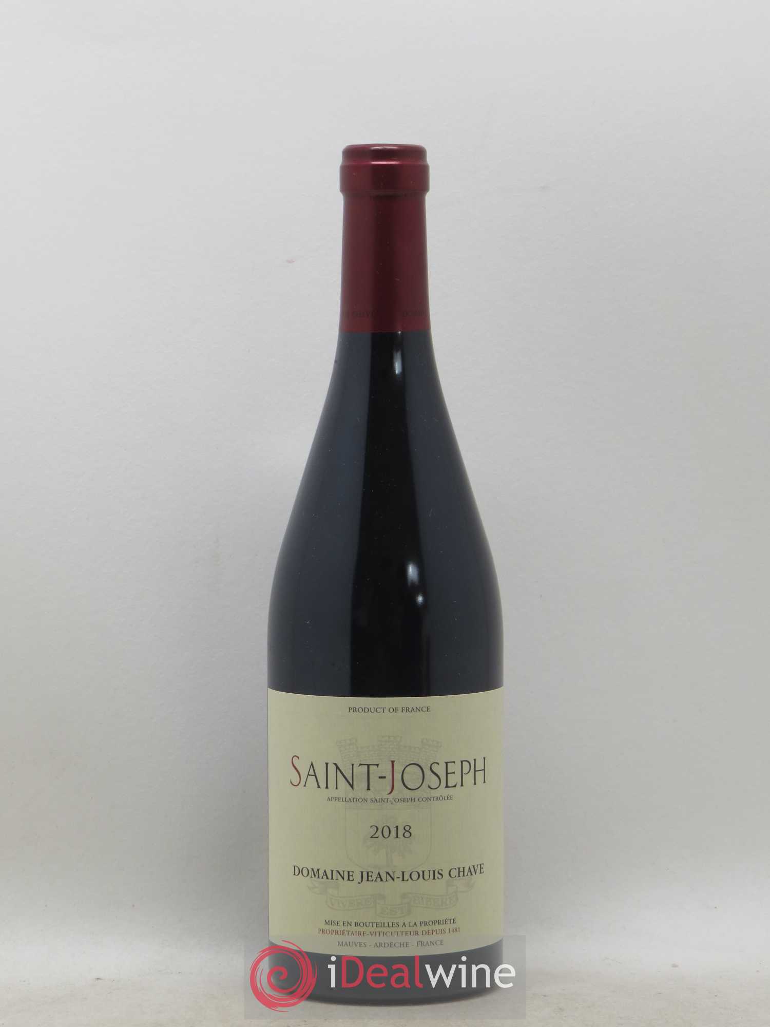 Saint-Joseph Jean-Louis Chave 2018 - Lot de 1 bouteille - 0