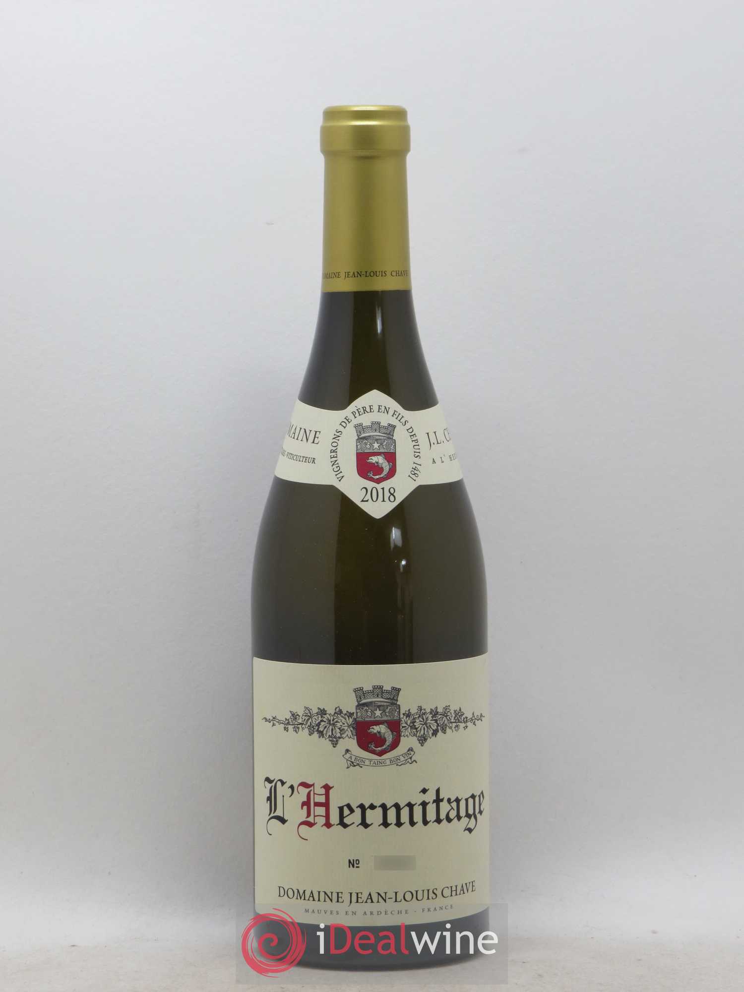 Hermitage Jean-Louis Chave 2018 - Lot de 1 bouteille - 0