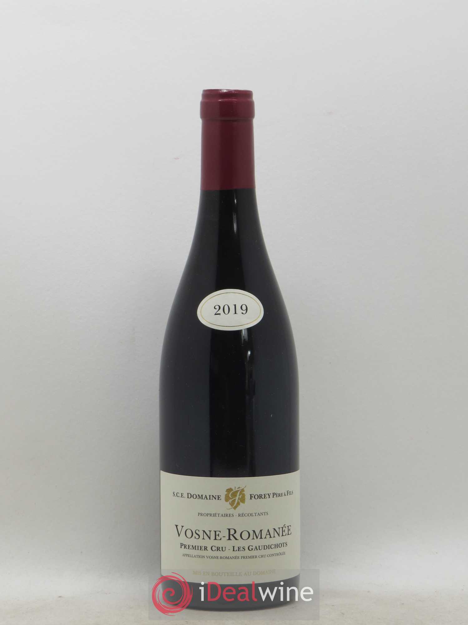 Vosne-Romanée 1er Cru Les Gaudichots Forey Père et Fils (Domaine) 2019 - Lot de 1 bouteille - 0