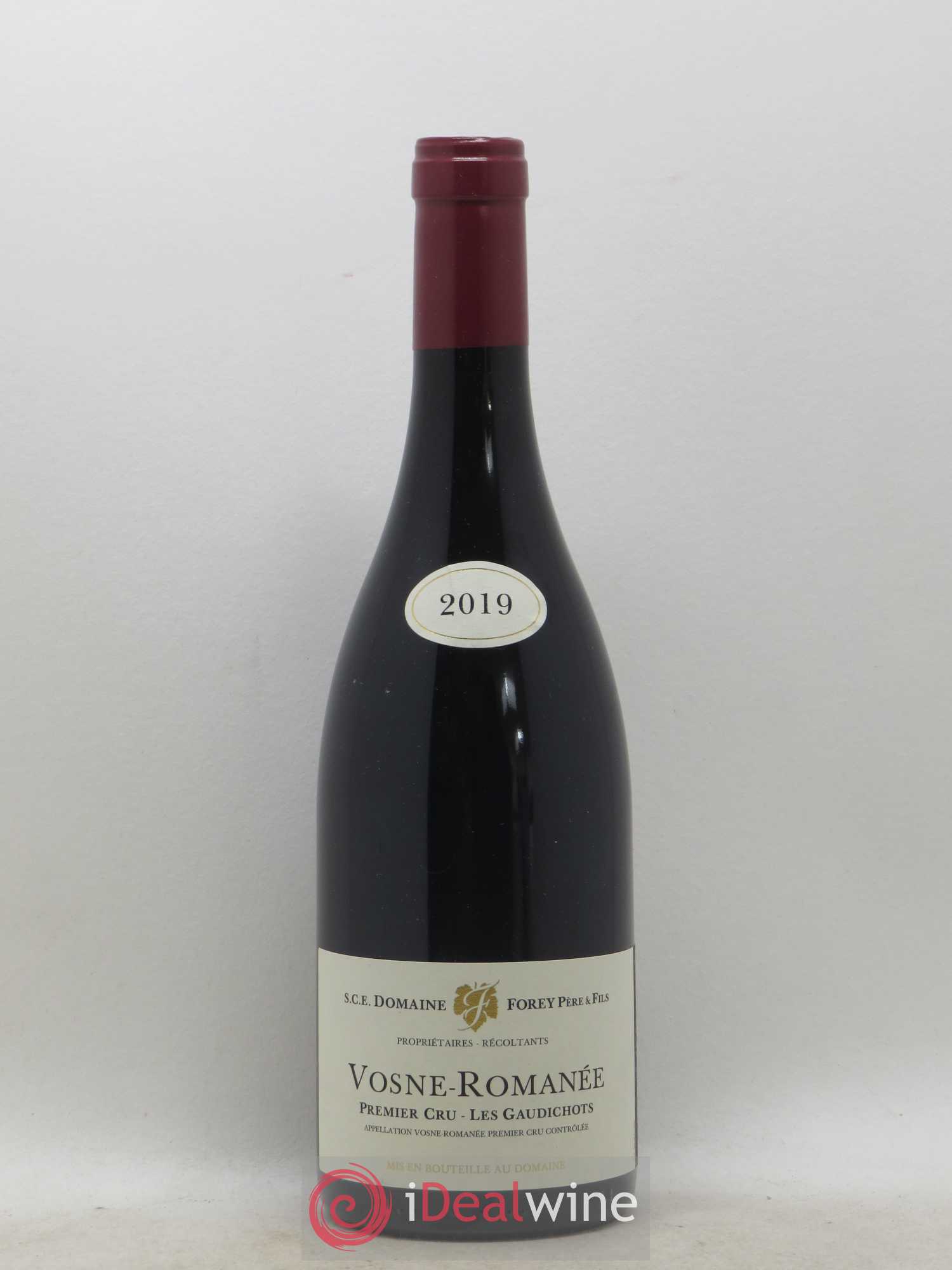 Vosne-Romanée 1er Cru Les Gaudichots Forey Père et Fils (Domaine) 2019 - Lot de 1 bouteille - 0