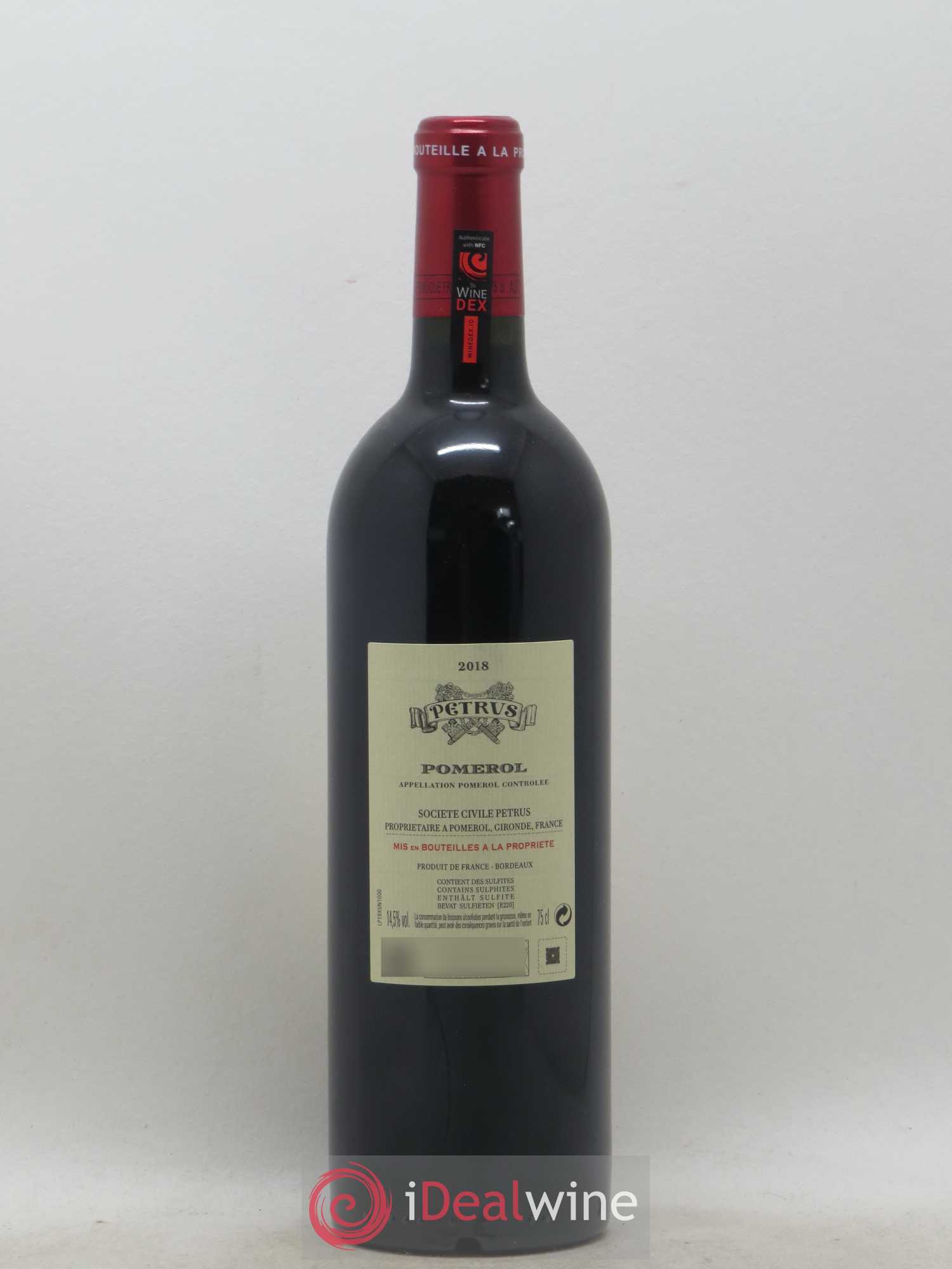 Petrus 2018 - Lot de 1 bouteille - 1