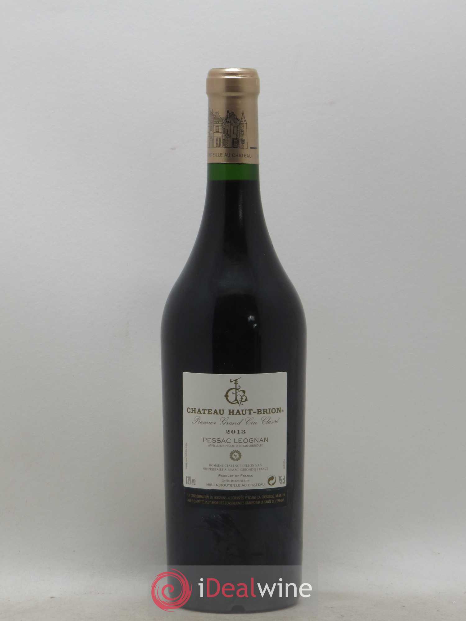 Château Haut Brion 1er Grand Cru Classé 2013 - Lot de 1 bouteille - 1