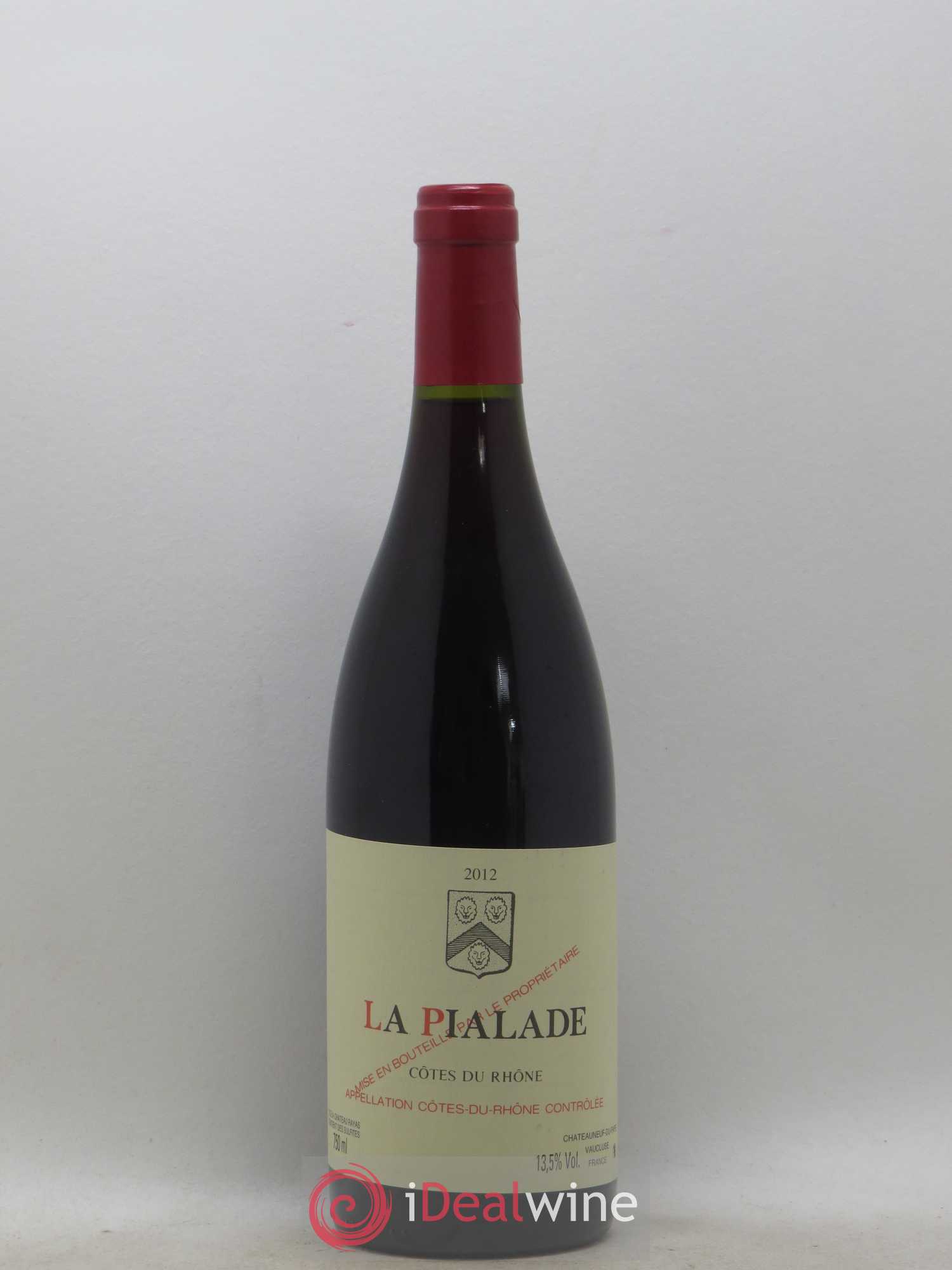 Côtes-du-Rhône La Pialade Emmanuel Reynaud 2012 - Lot de 1 bouteille - 0