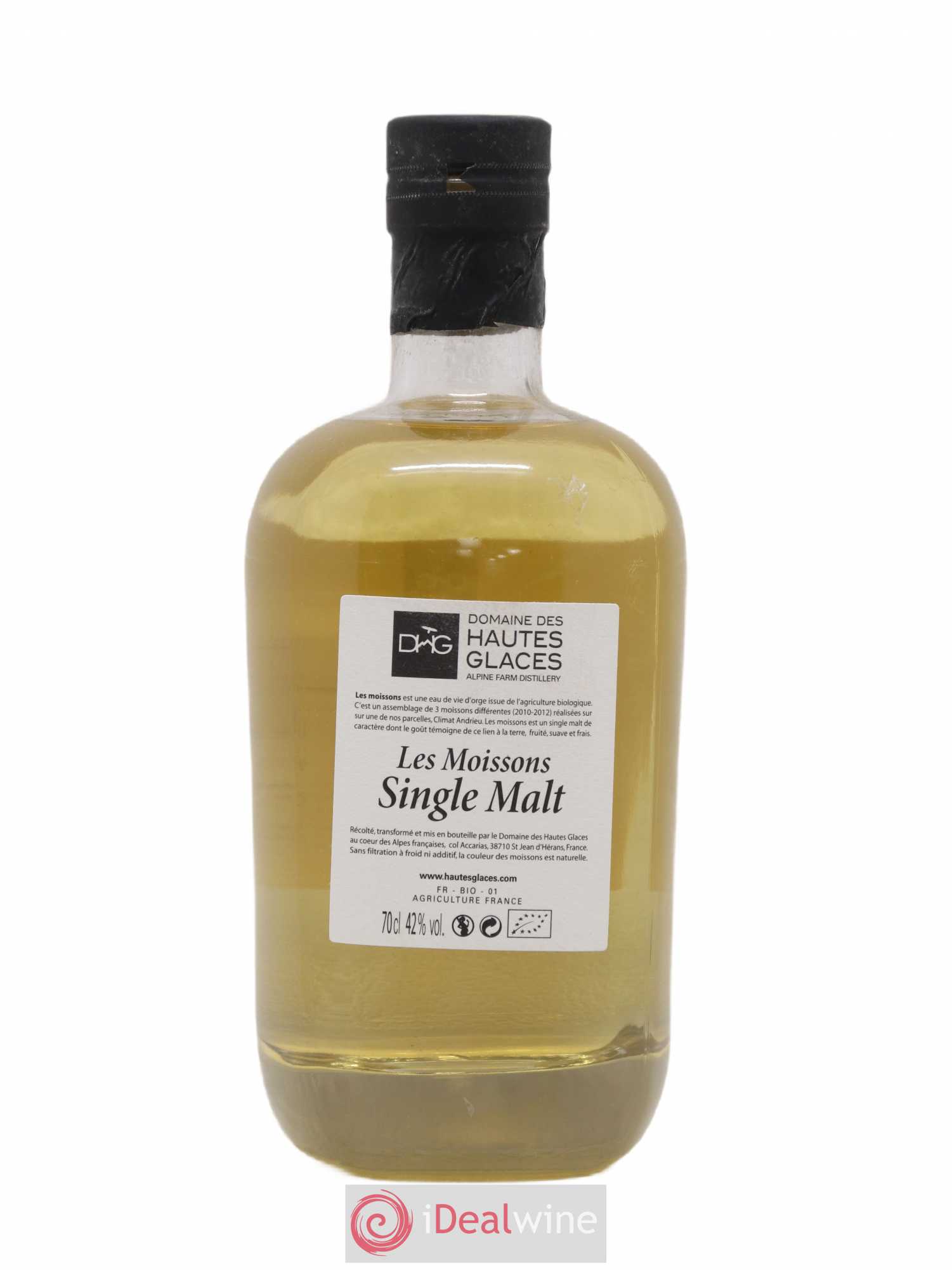 Whisky Hautes Glaces Moissons Organic Malt - Lot de 1 bouteille - 1