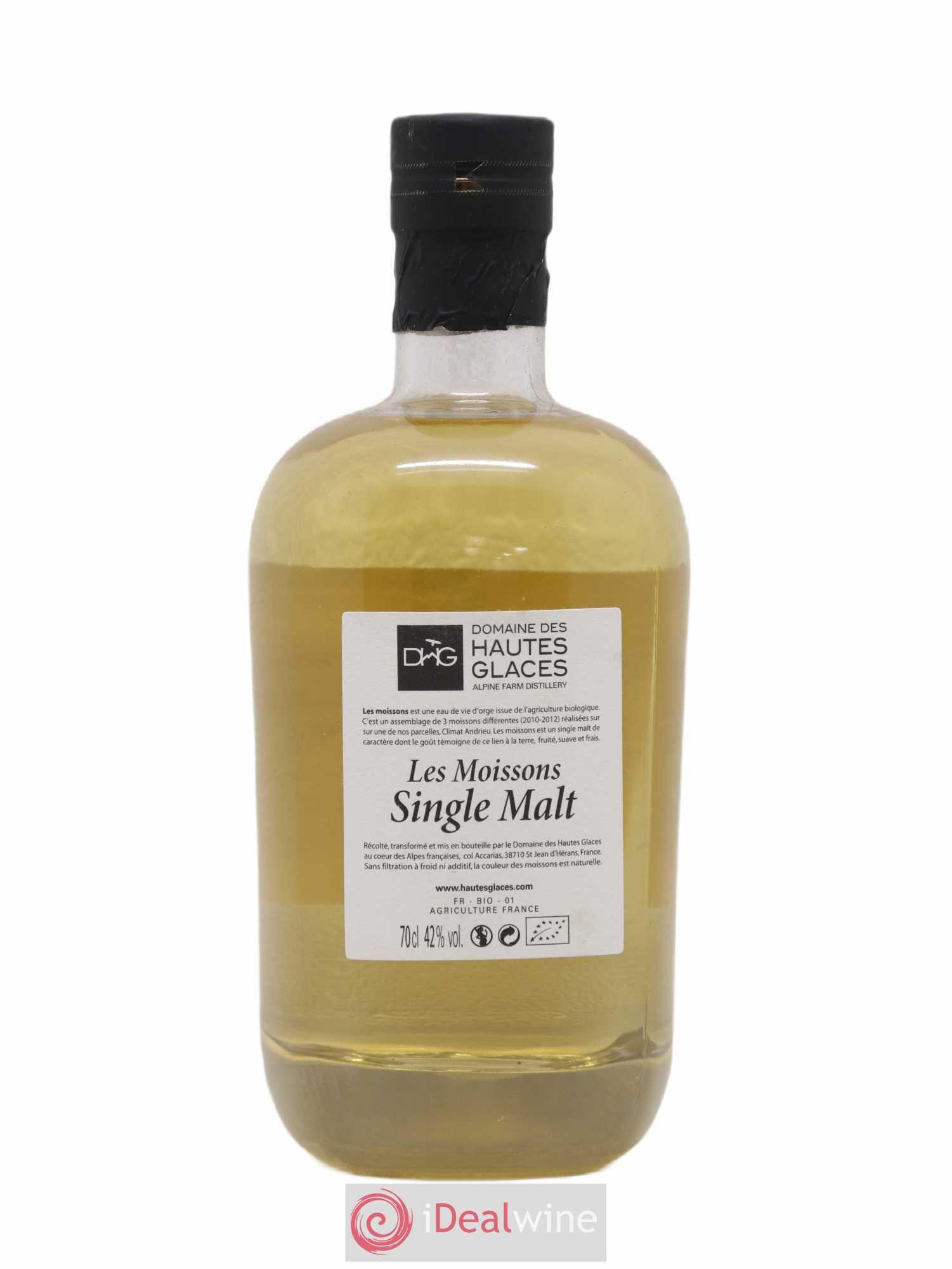 Whisky Hautes Glaces Moissons Organic Malt - Lot de 1 bouteille - 1