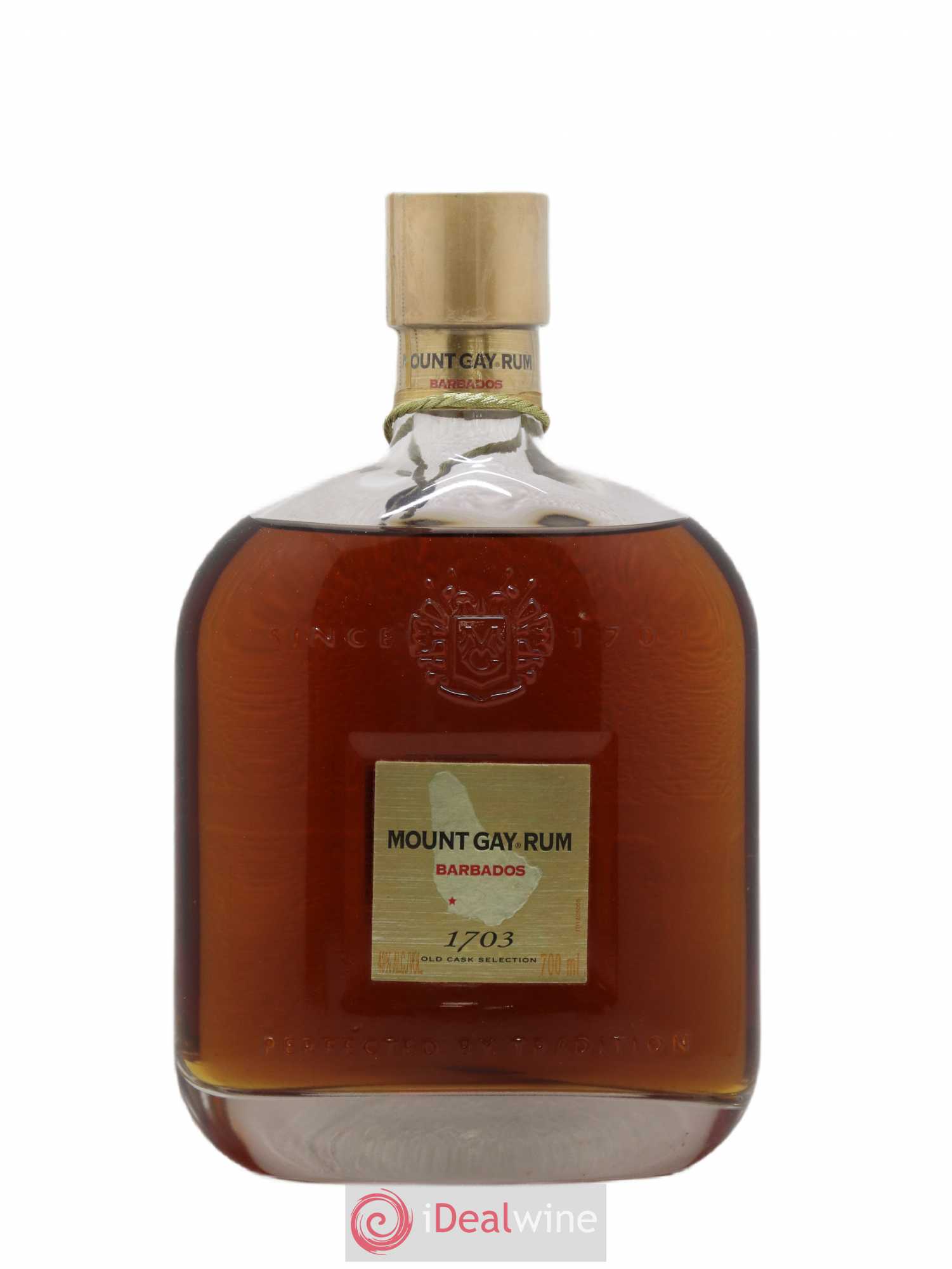 Rhum Barbade Mount Gay Old Cask Selection 1703 43° - Lot de 1 bouteille - 0