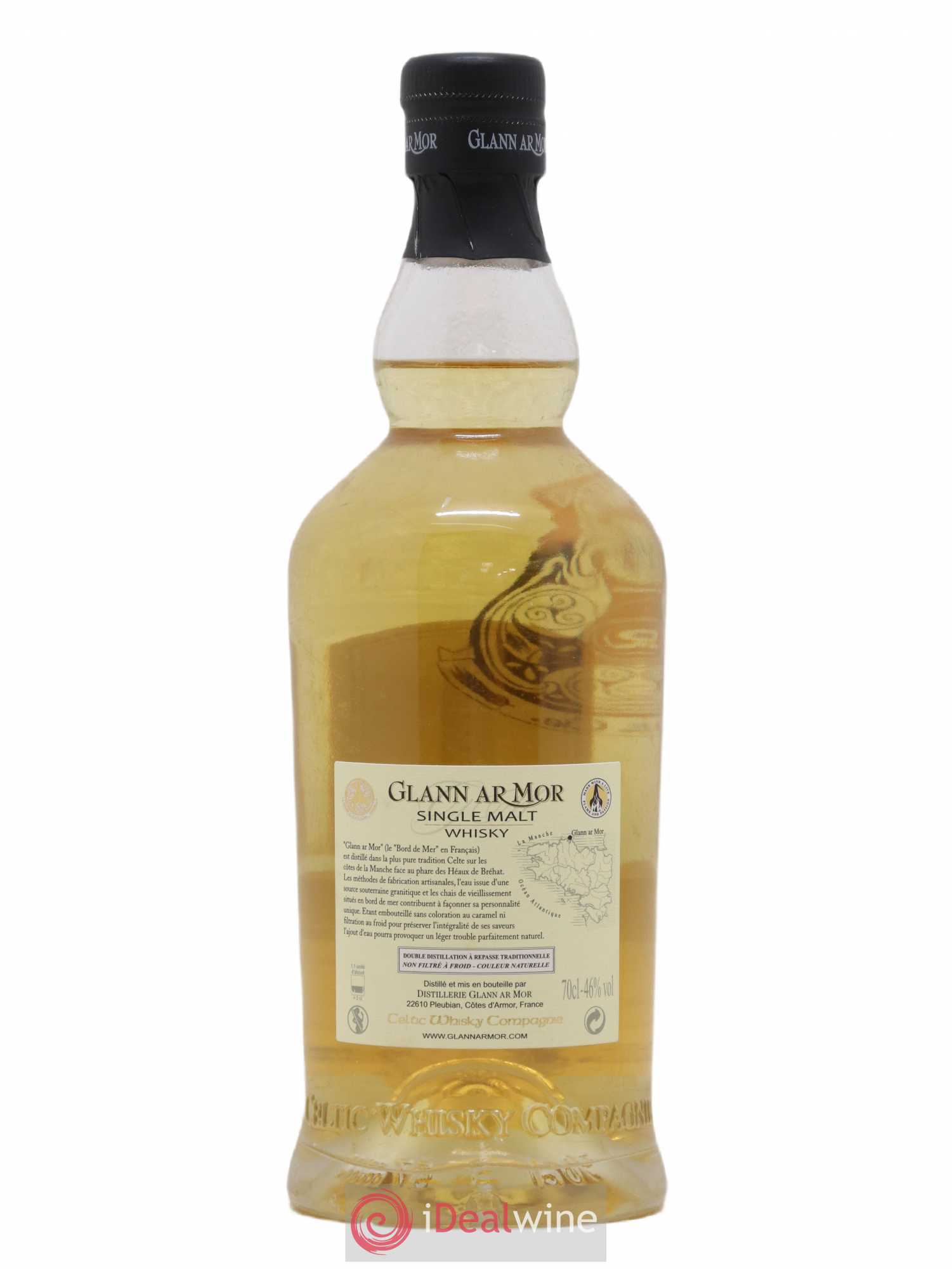 Whisky Whisky Glann Armor Single Malt Taol Esa 3ed Gwech 15 46° - Posten von 1 Flasche - 1
